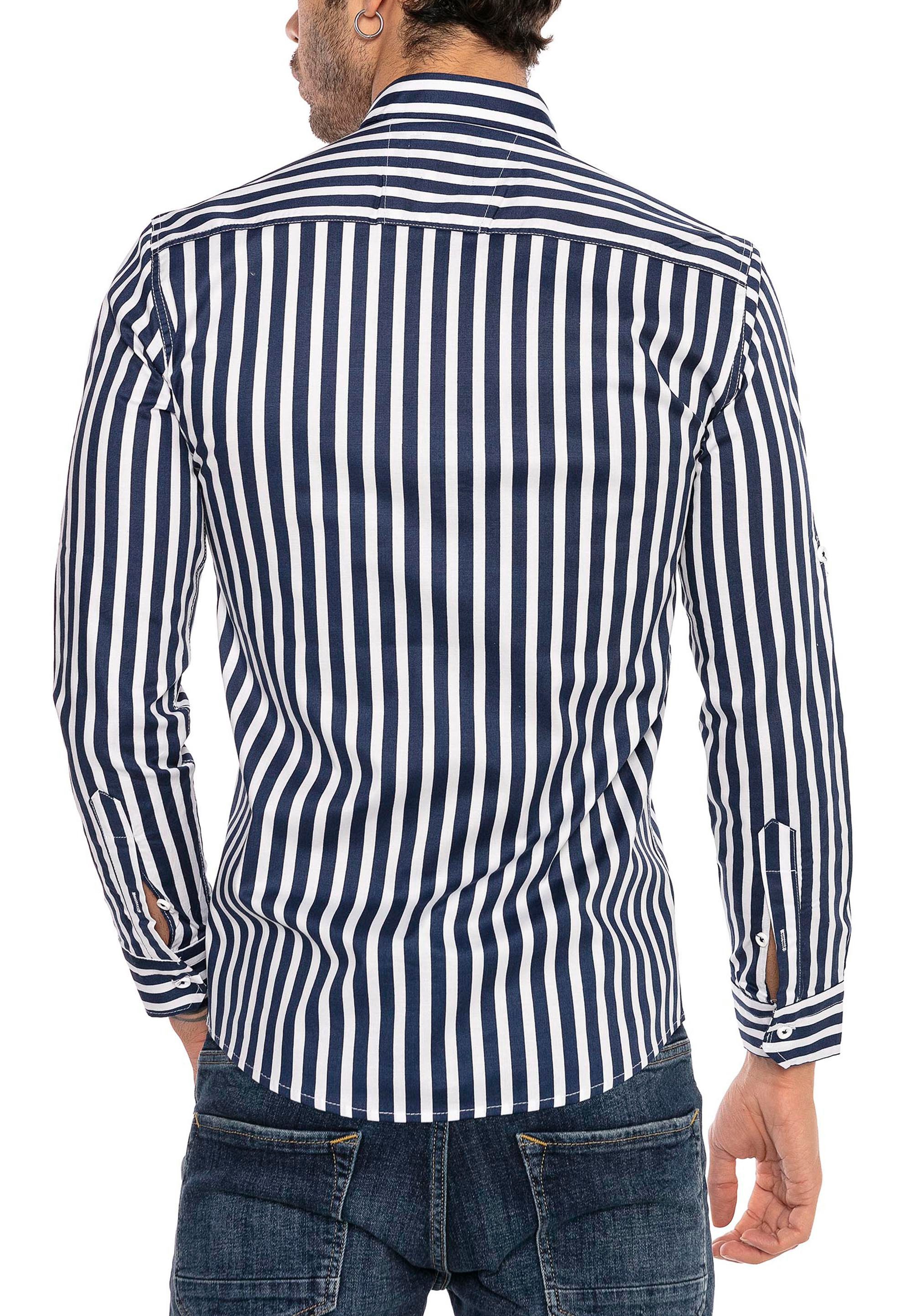RedBridge Langarmhemd im zeitlosen gestreifen Design günstig online kaufen