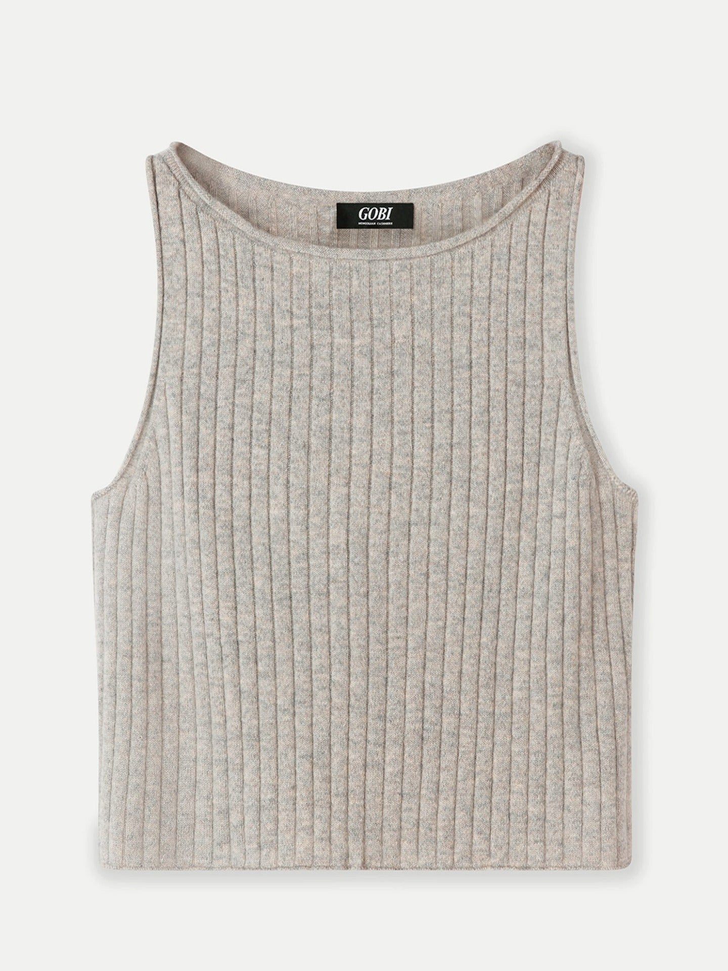 GOBI Cashmere Stricktop Kaschmir-Crop-Top günstig online kaufen