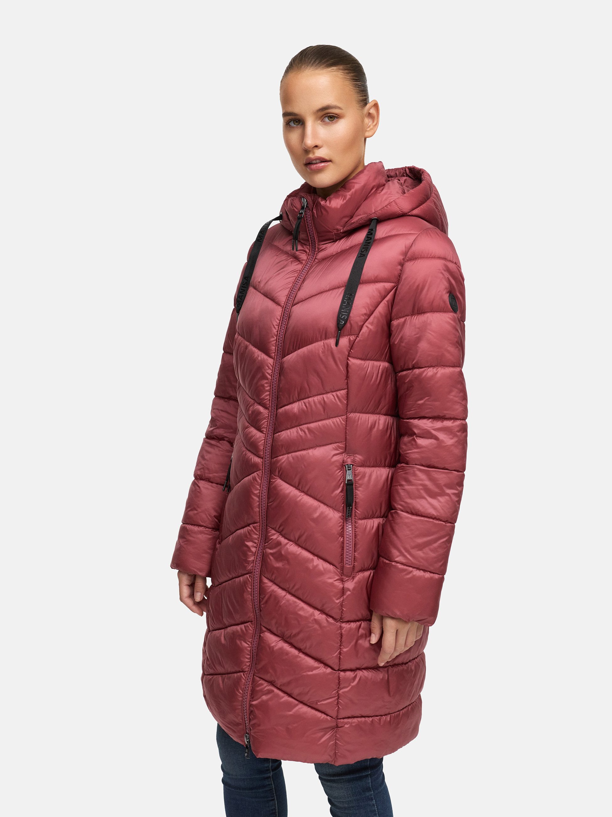 Manisa Steppmantel mit abnehmbarer Kapuze