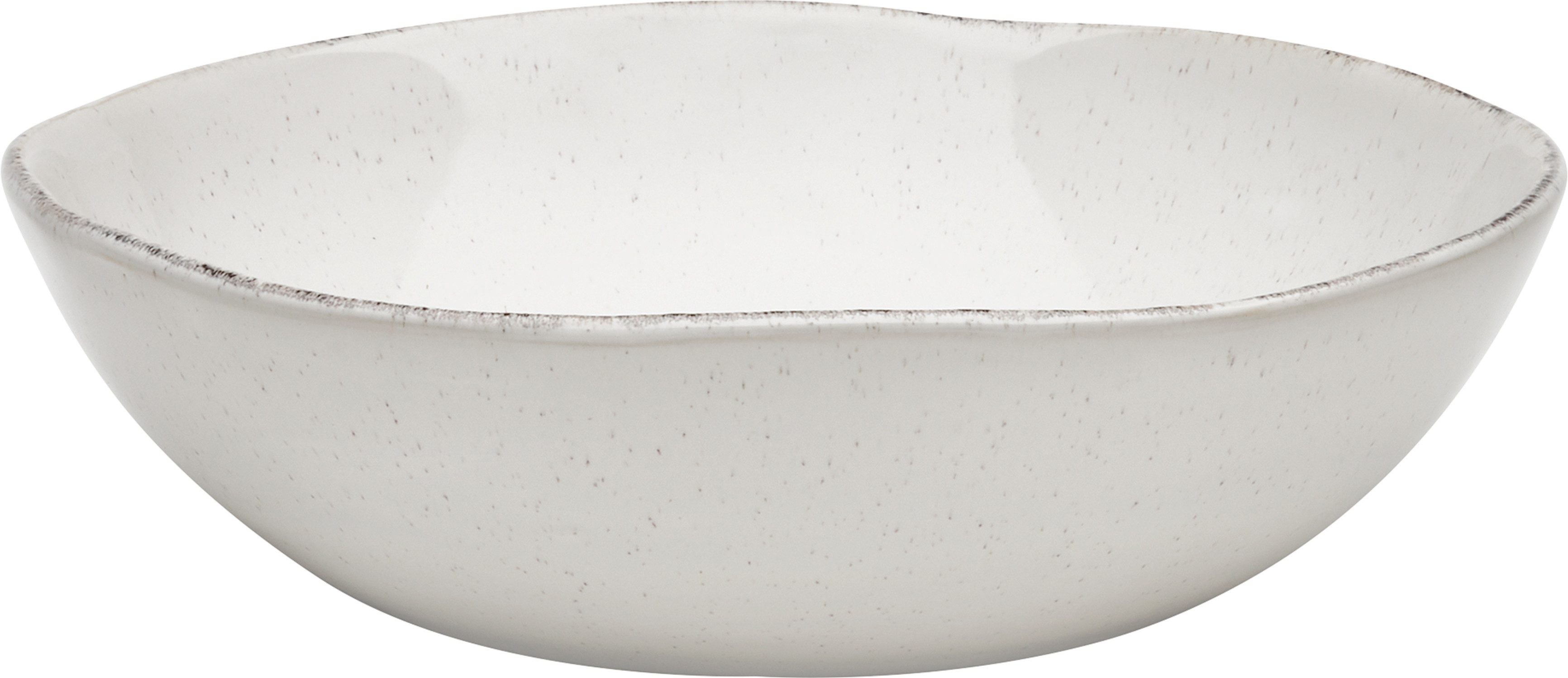 van Well Pastateller Urban, tiefer Teller 19 cm, 6 Stück, (6 St), Teller Set, spülmaschinen- und mikrowellengeeignet