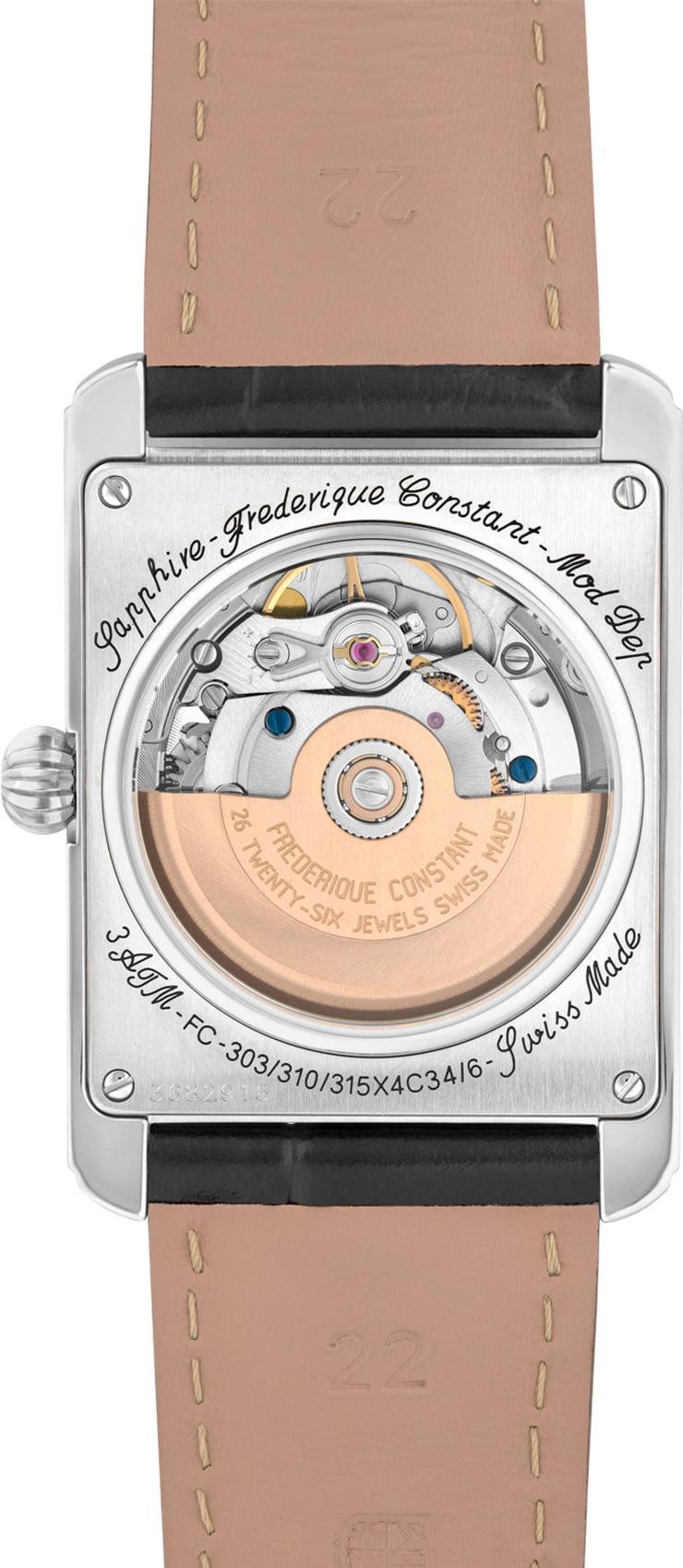 Frederique Constant Automatikuhr Classics Carree Automatic Unisexuhr