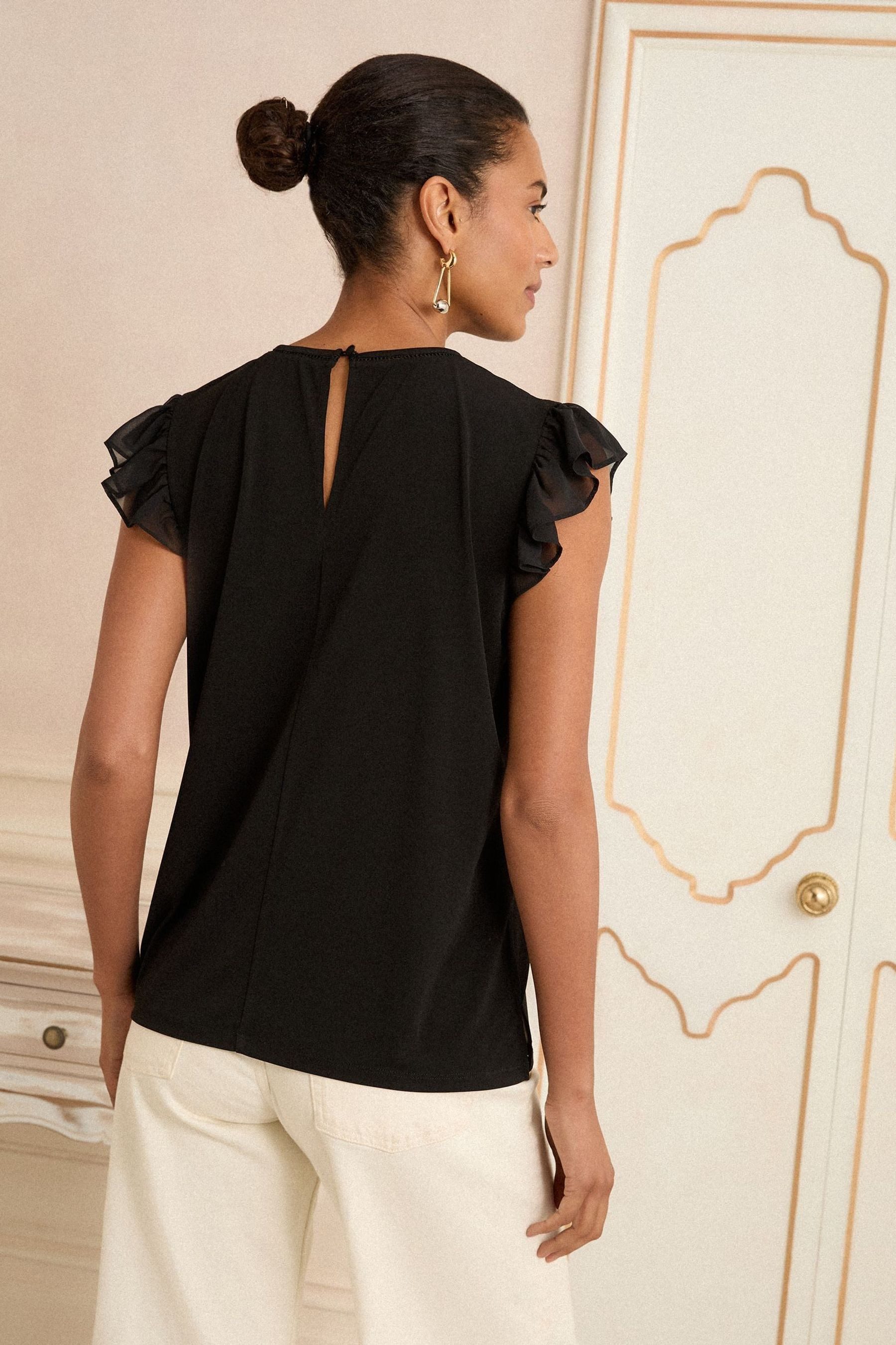 Love & Roses Blusentop Love & Roses ärmelloses Rundhalsoberteil (1-tlg) günstig online kaufen