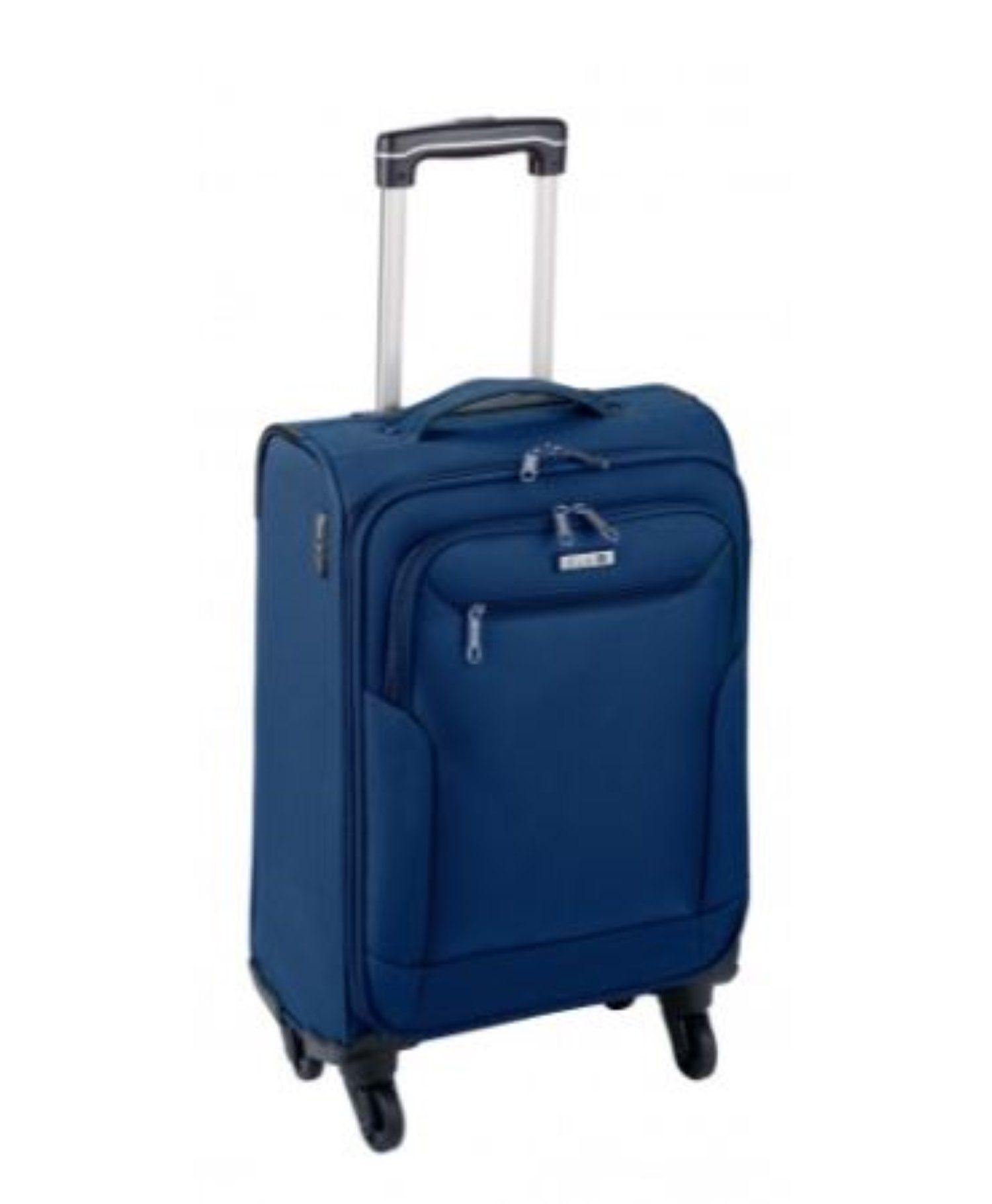 Dehnfalte 4 76cm blau Rollen Farben D&N Weichgepäck-Trolley 4 Travel-Line mit