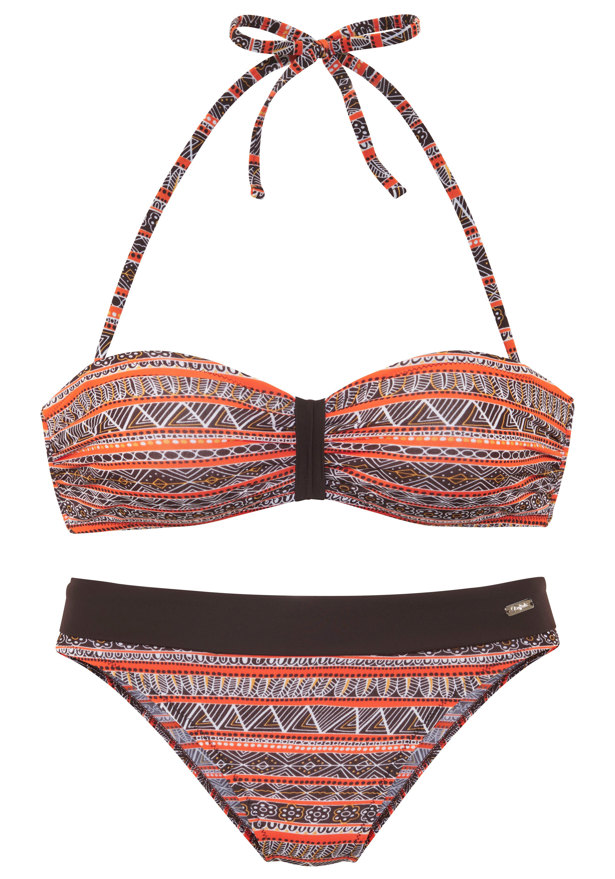 Buffalo Bandeau-Bikini Mit trendigem Streifendruck günstig online kaufen