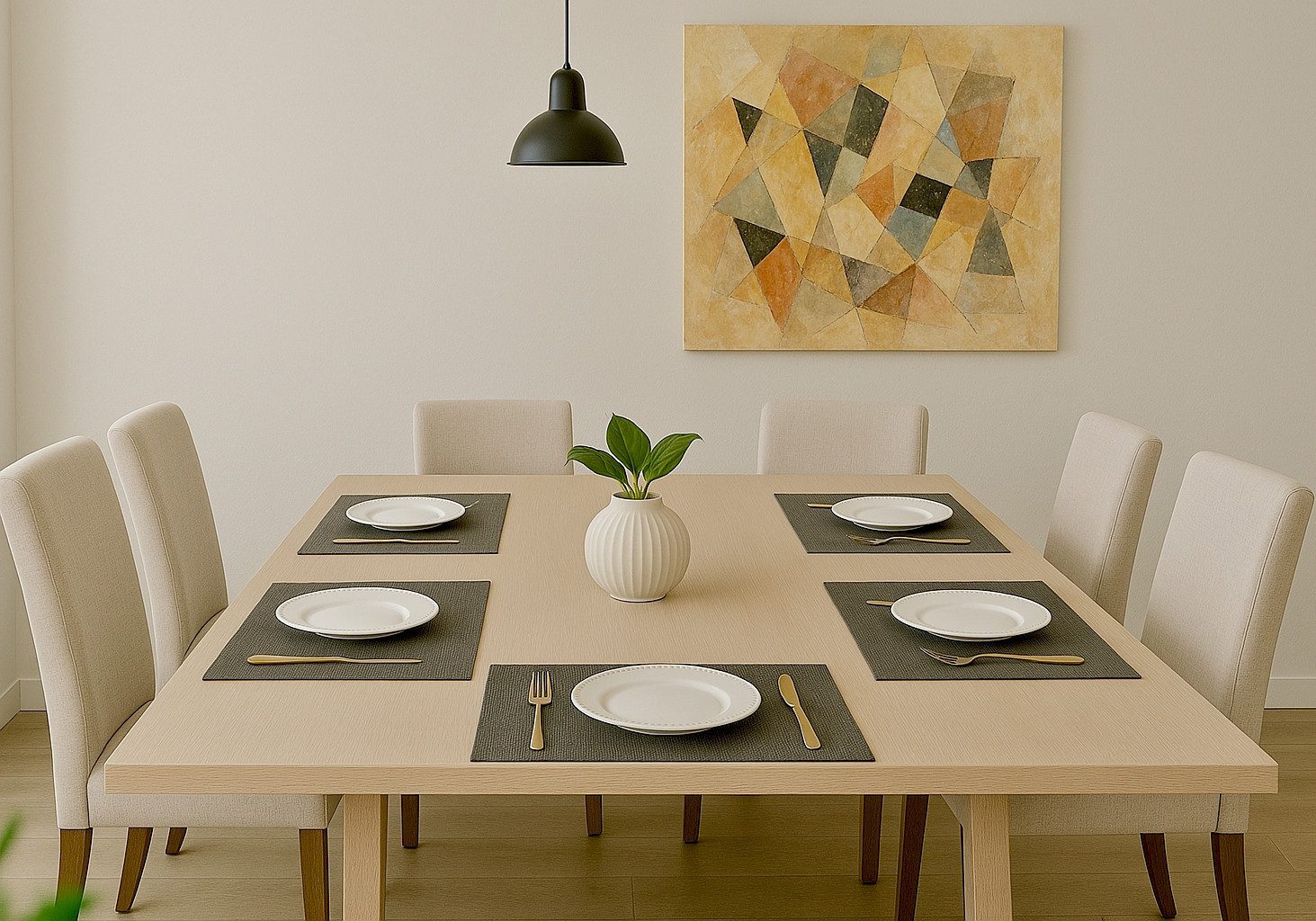 Creliv Platzset Tischsets 10er Set, Platzsets für Küche und Restaurant, (Set, 10 Platzdecken)