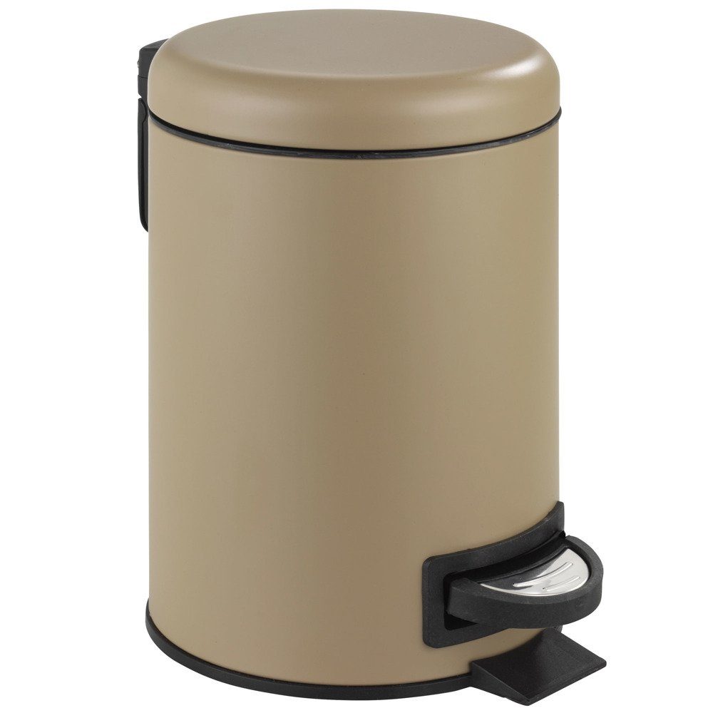 WENKO Mülleimer Badkorb LEMAN MATT pink, Abfalleimer, 3 l, WENKO - WENKO