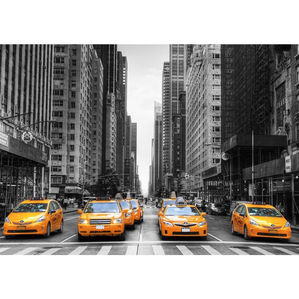 liwwing Fototapete Fototapete Manhattan Skyline Taxis City Stadt Skyscapers liwwing no. 210, Manhattan