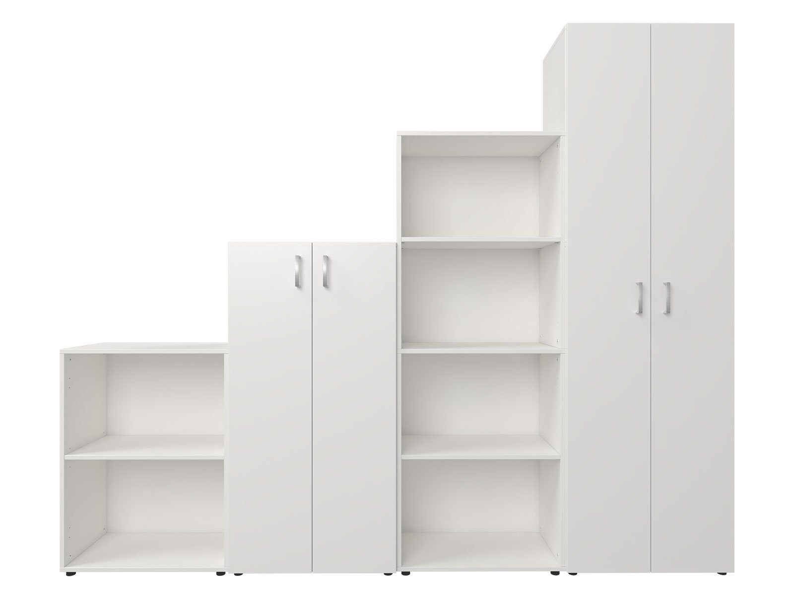 möbelando Büro-Set Trio, 228.1 x 76 x 34.5 cm (B/H/T)