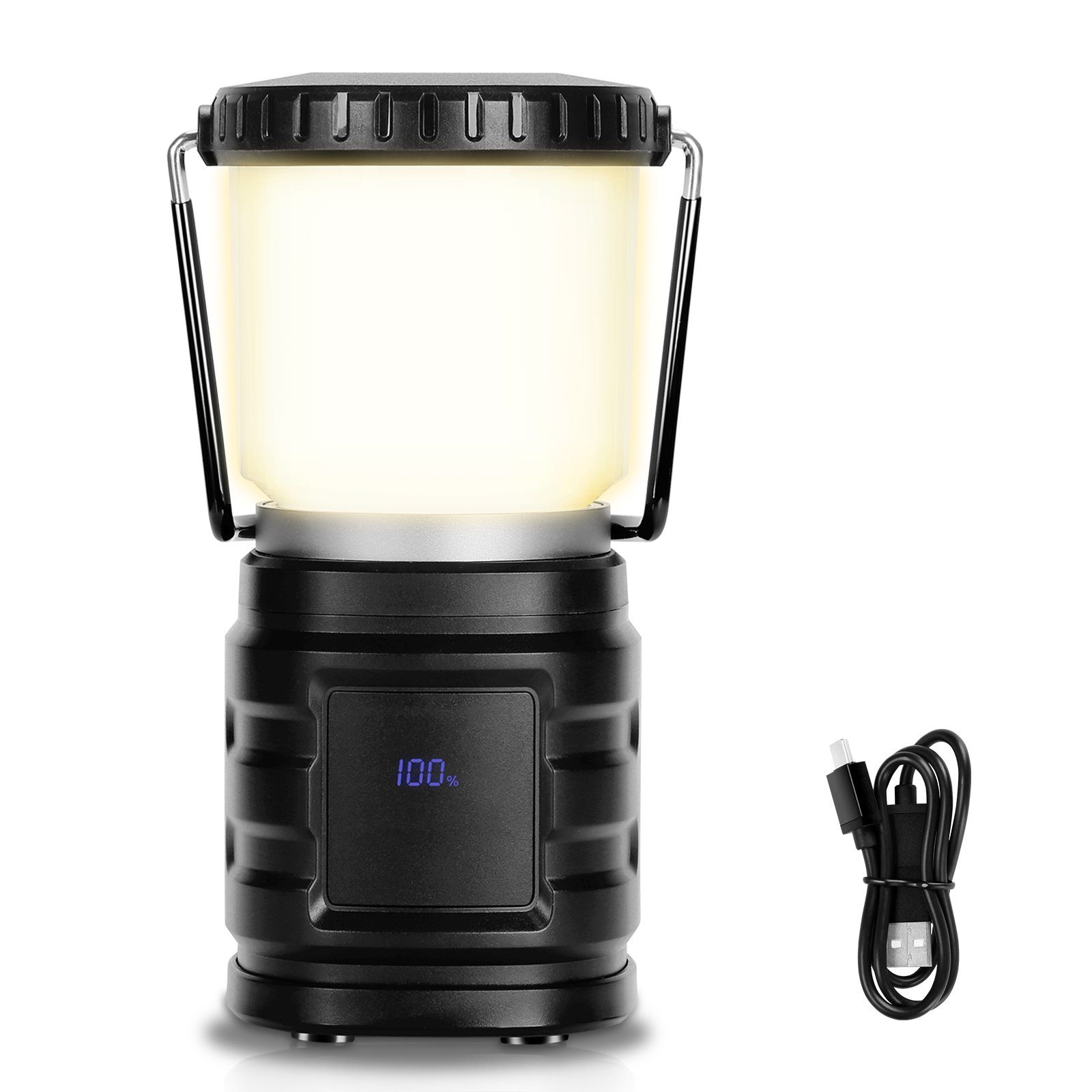 Akku IP65 LED Gartenleuchte Zeltlampe Campinglampe Outdoor Lospitch Campingleuchte Laterne LED