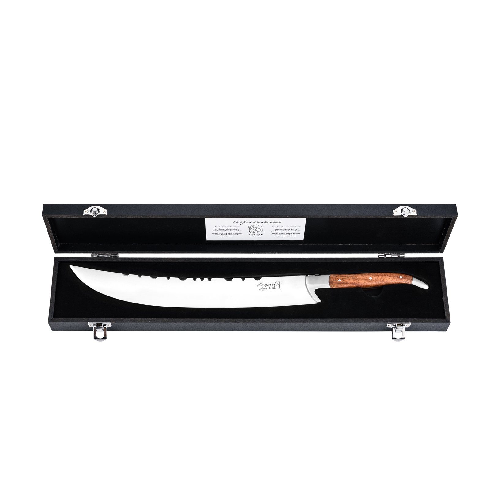 Laguiole Style de Vie Ножи-Set Laguiole Style de Vie Champagnersäbel Luxury Line Rosenholz