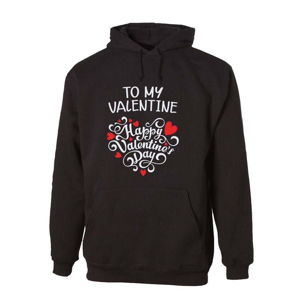 G-graphics Hoodie To my Valentine – Happy Valentine´s Day Unisex mit trendigem Frontprint mit Spruch zum Valentinstag