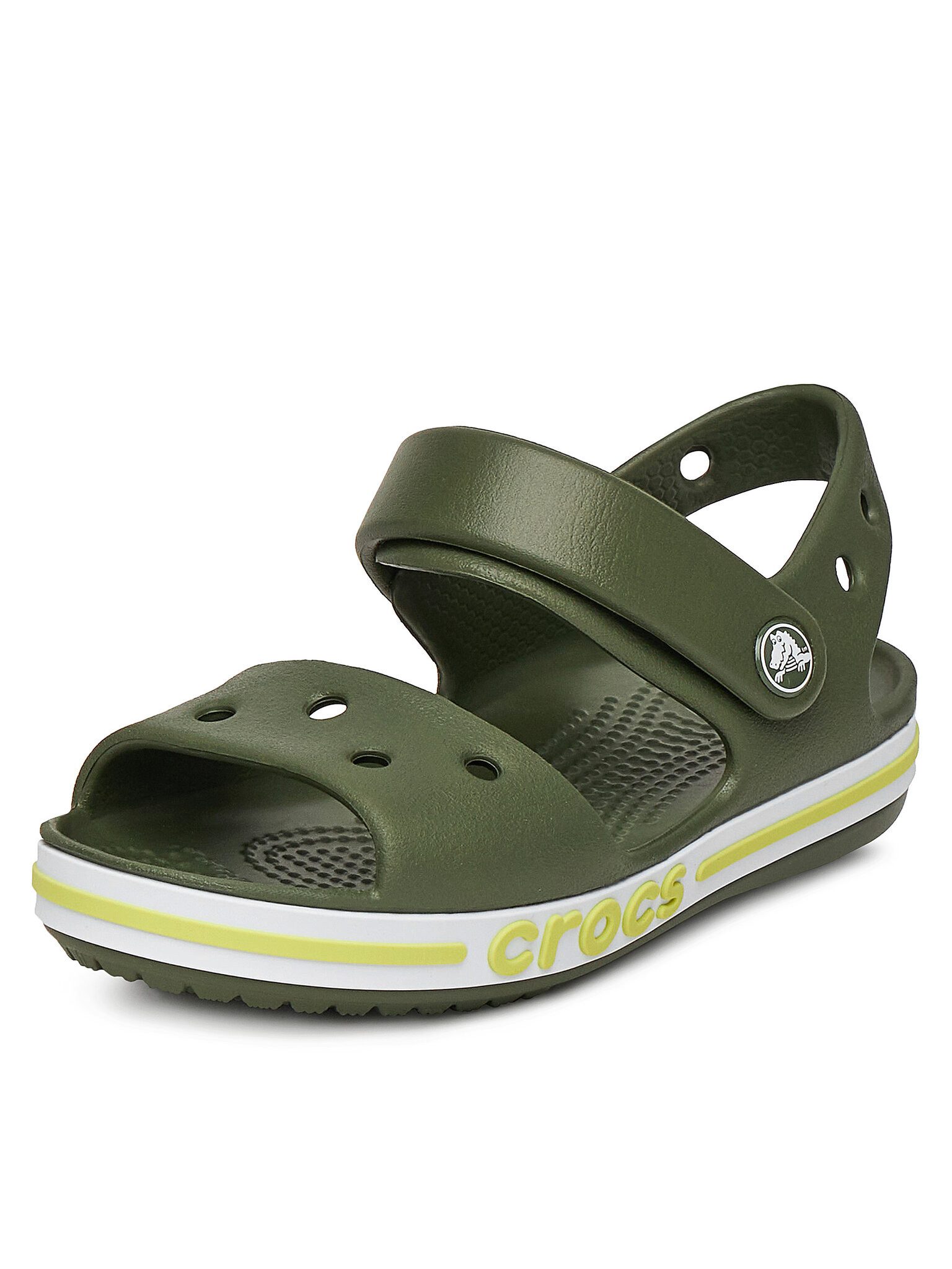 Crocs Crocs Mädchen Sandalen Crocs-BAYABAND SANDAL T 211055-309 Grün Grün Sandale