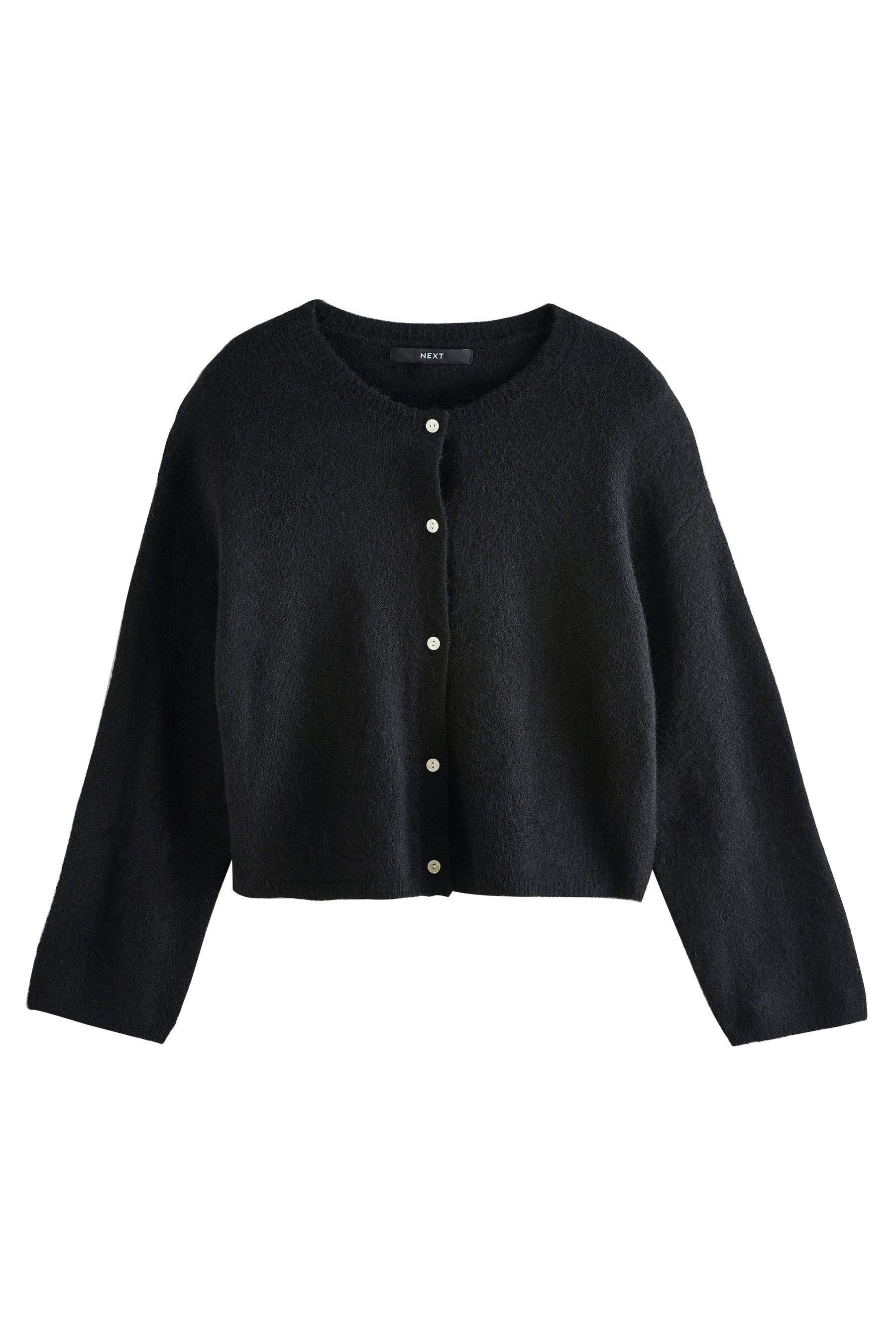 Strickjacke Weiche Strickjacke mit Alpakaanteil