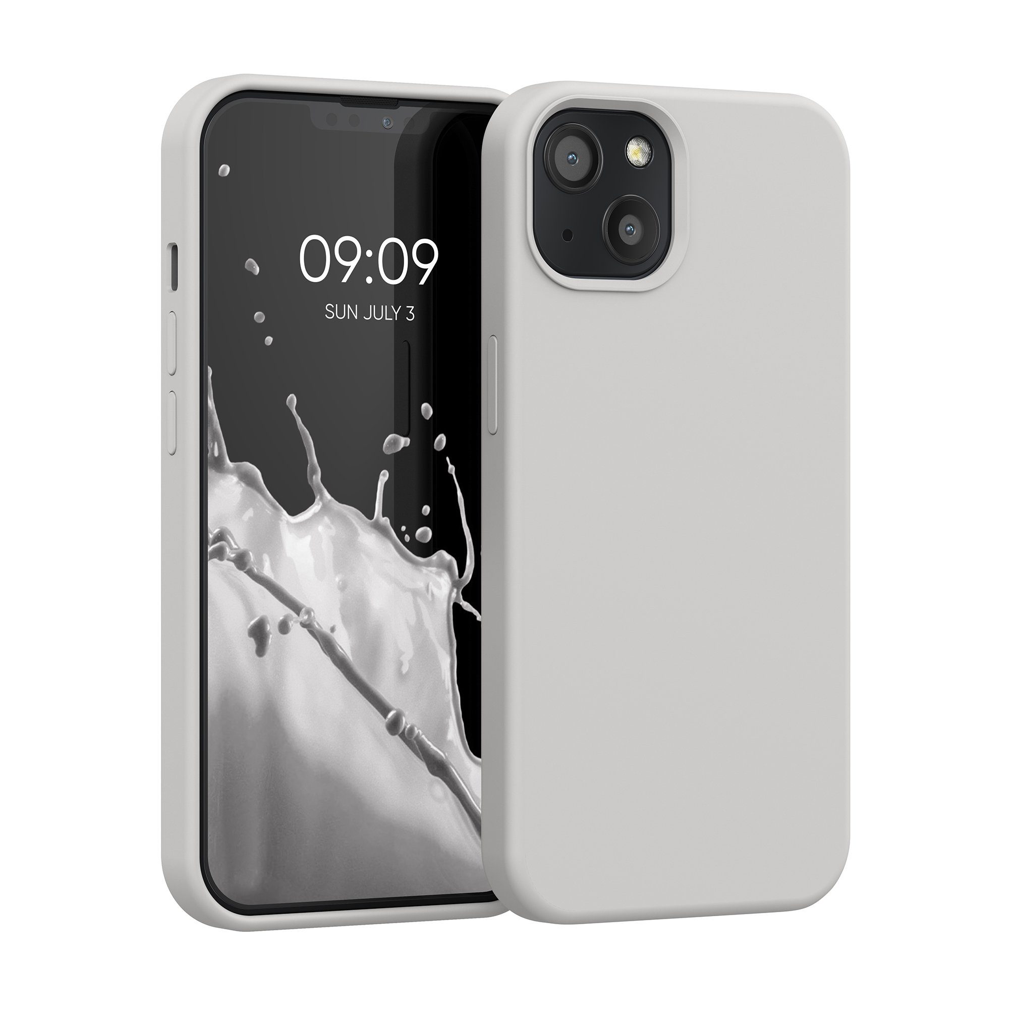 kwmobile Handyhülle Hülle für Apple iPhone 13, Hülle Silikon gummiert - Handyhülle - Handy Case Cover