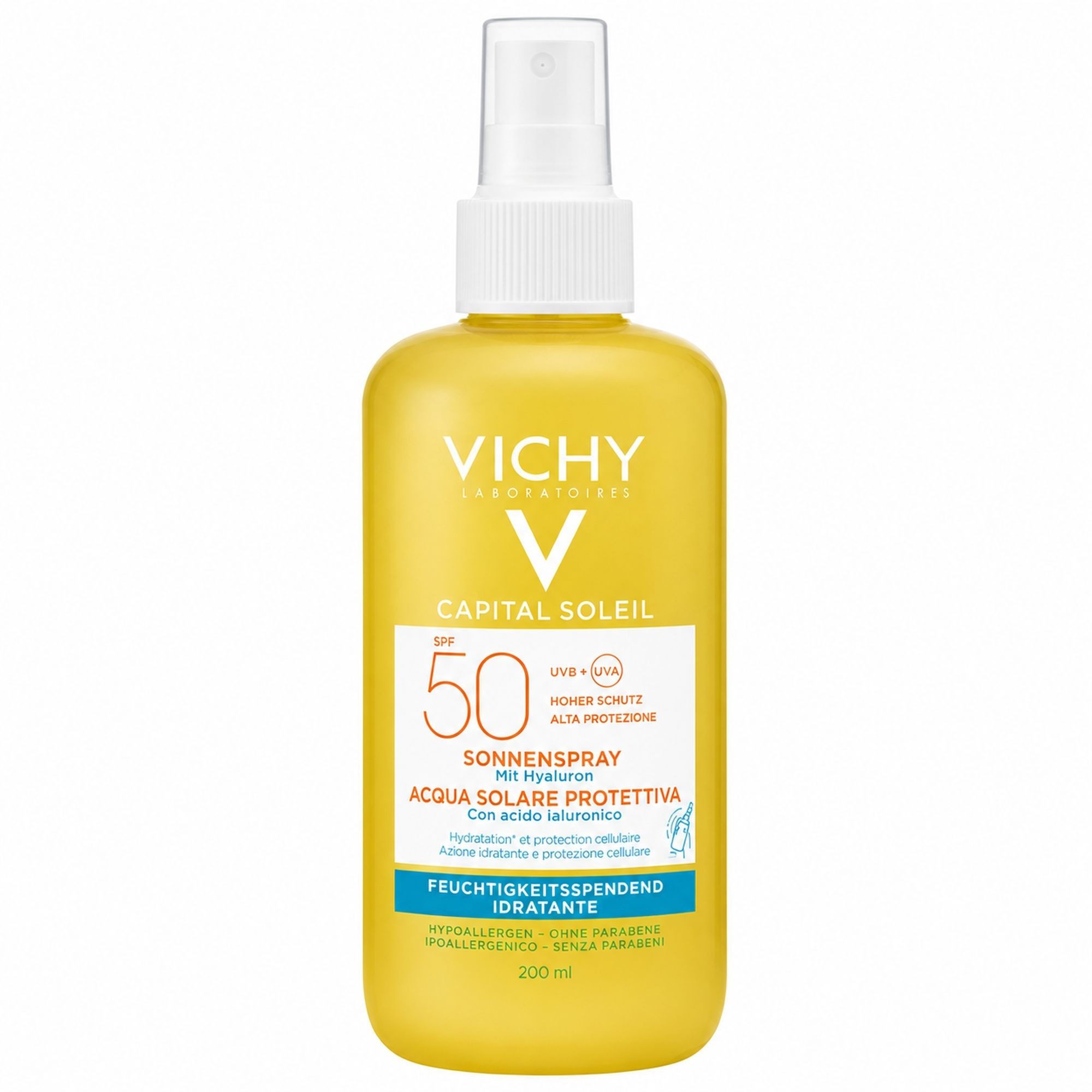 L'Oreal Deutschland GmbH Sonnenschutzspray VICHY CAPITAL Soleil Sonnenspray+Hyaluron LSF 50 200ml PZN 15881503