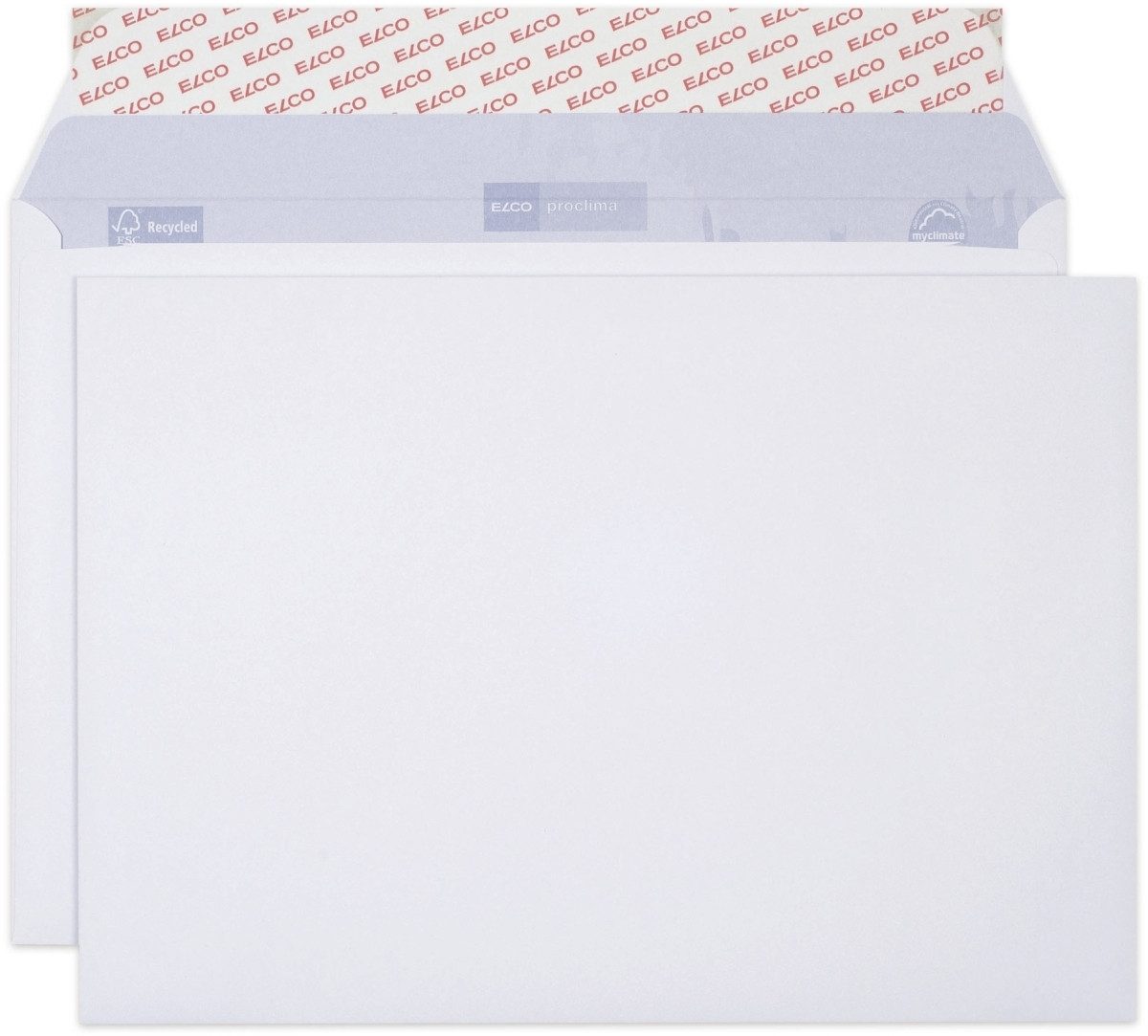 ELCO Briefumschlag Briefumschläge Proclima Box C4 weiß Haftklebung Innendruck 120 g/qm V.