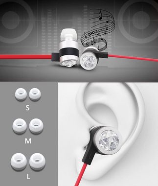 Elegear In Ear Kopfhörer mit Kabel, Mikrofon In-Ear-Kopfhörer