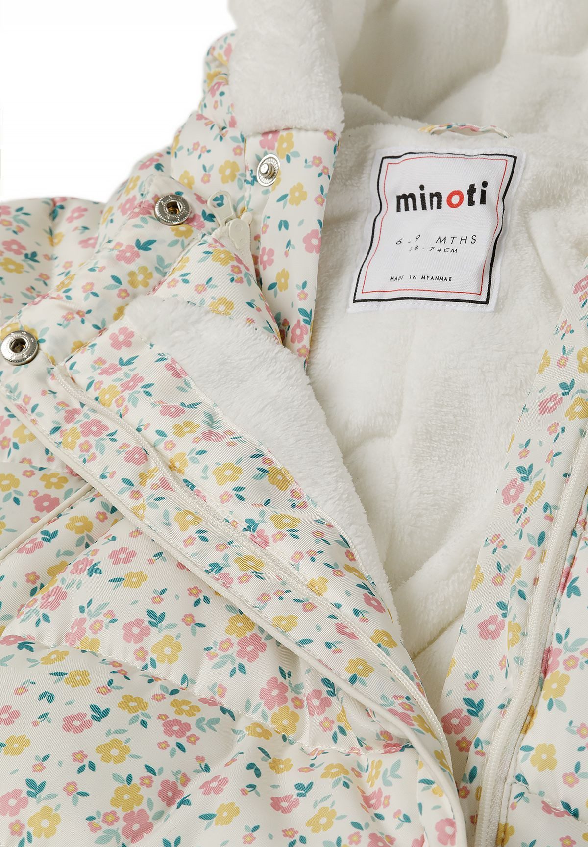 MINOTI Schneeoverall Winteroverall mit Kapuze und weichem Futter (0-24m)
