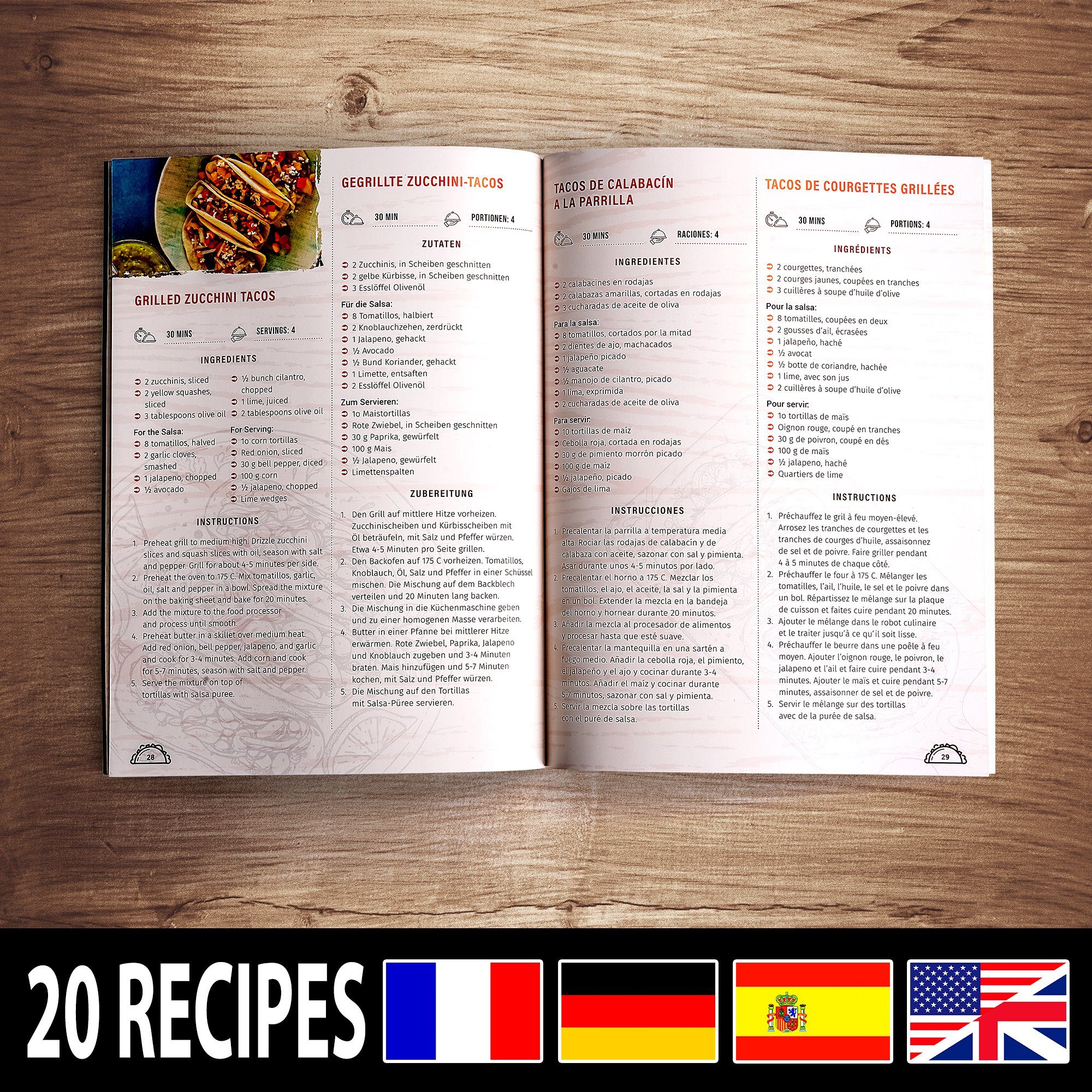 Tortillada Tortillaform Taco- und Hotdog-Halter mit Servierbrett, (Set), für bis zu 6 Tacos, mit Servierbrett und Dipschalen