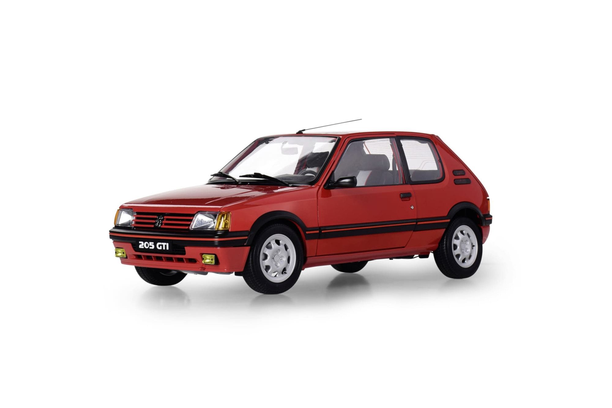 ixo Models Modellauto IXO Peugeot 205 GTI Rot 1:8 Modellauto Metall