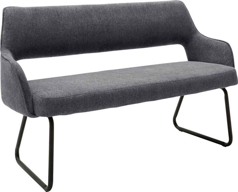 MCA furniture Polsterbank »Bangor«, Sitzbank frei im Raum stellbar,Stoffbezug in Chenille Optik, Breite 175 cm