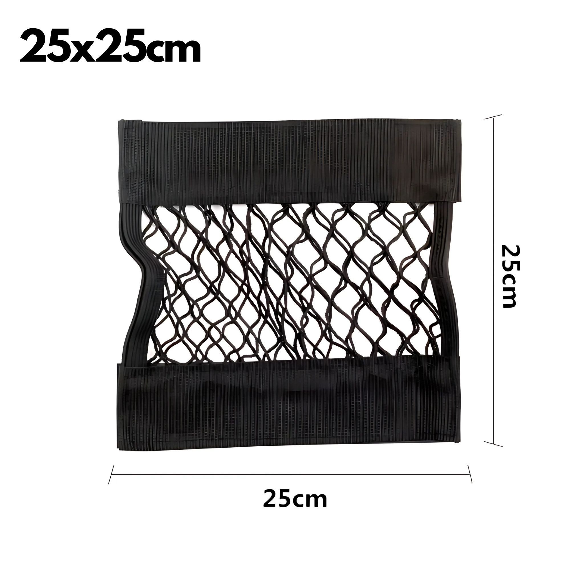 HS.SUPPLY Organizer Auto Netz, Ablagenetz, selbsthaftendes Mesh Netz, Auto Gepäcknetz (Komplettset, 1-tlg), Sichert zuverlässig Ihre Gegenstände, Sich anpassendes Mesh-Netz