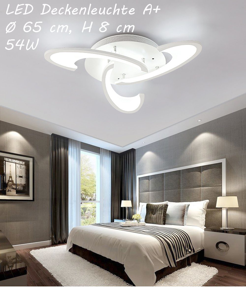 Euroton LED Deckenleuchte LED Deckenleuchte 7000 fest Lichtfarbe kaltweiß,neutralweiß LED warmweiß, Fernbedienung bis k k-3000 Lampe, integriert, einstellbar dimmbar stufenlos einstellbar