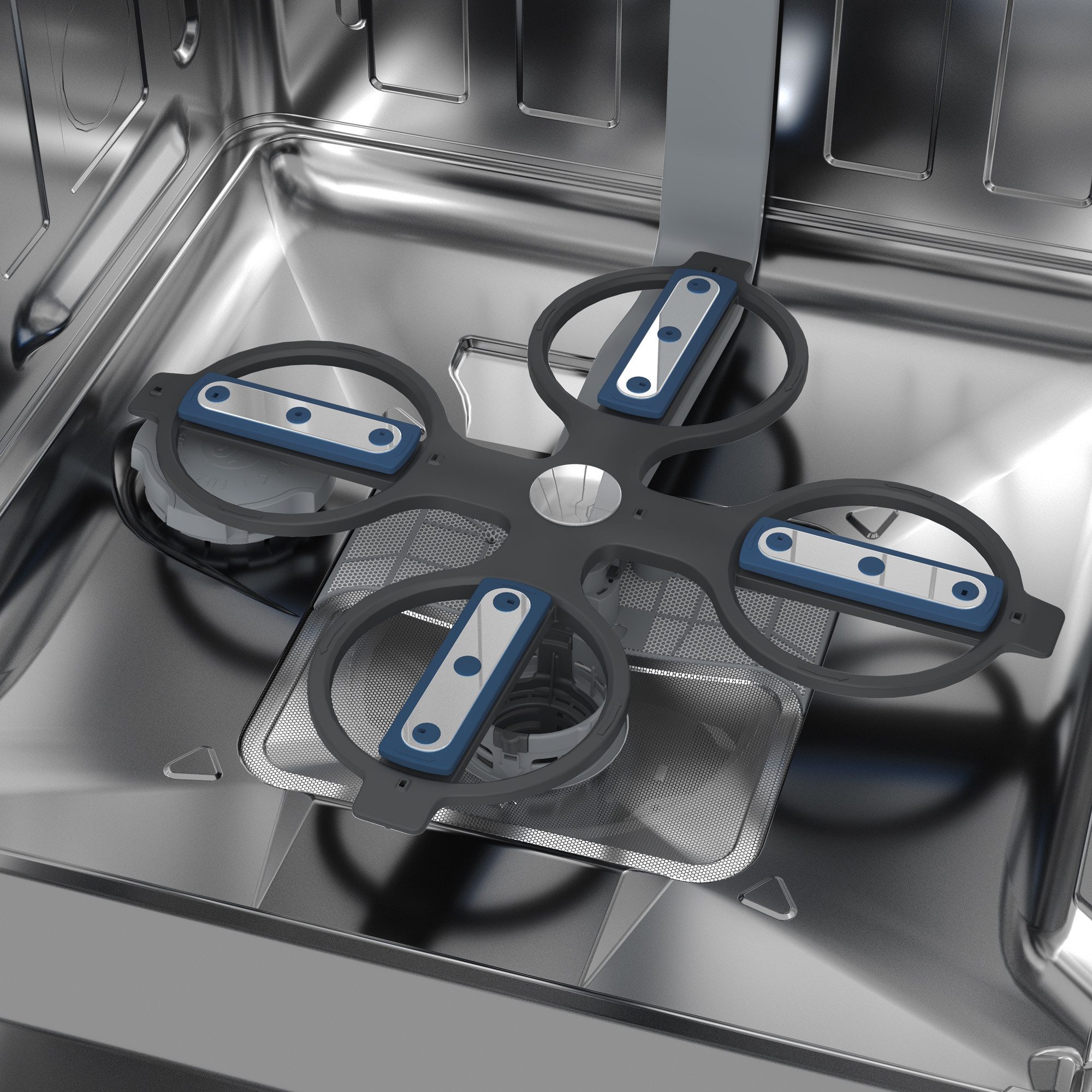 BEKO Unterbaugeschirrspüler BDDN36561XP, 15 Maßgedecke, SilentWash, Tastensperre, Wasserenthärtung: bis 50 dH – Bild 5 von 5