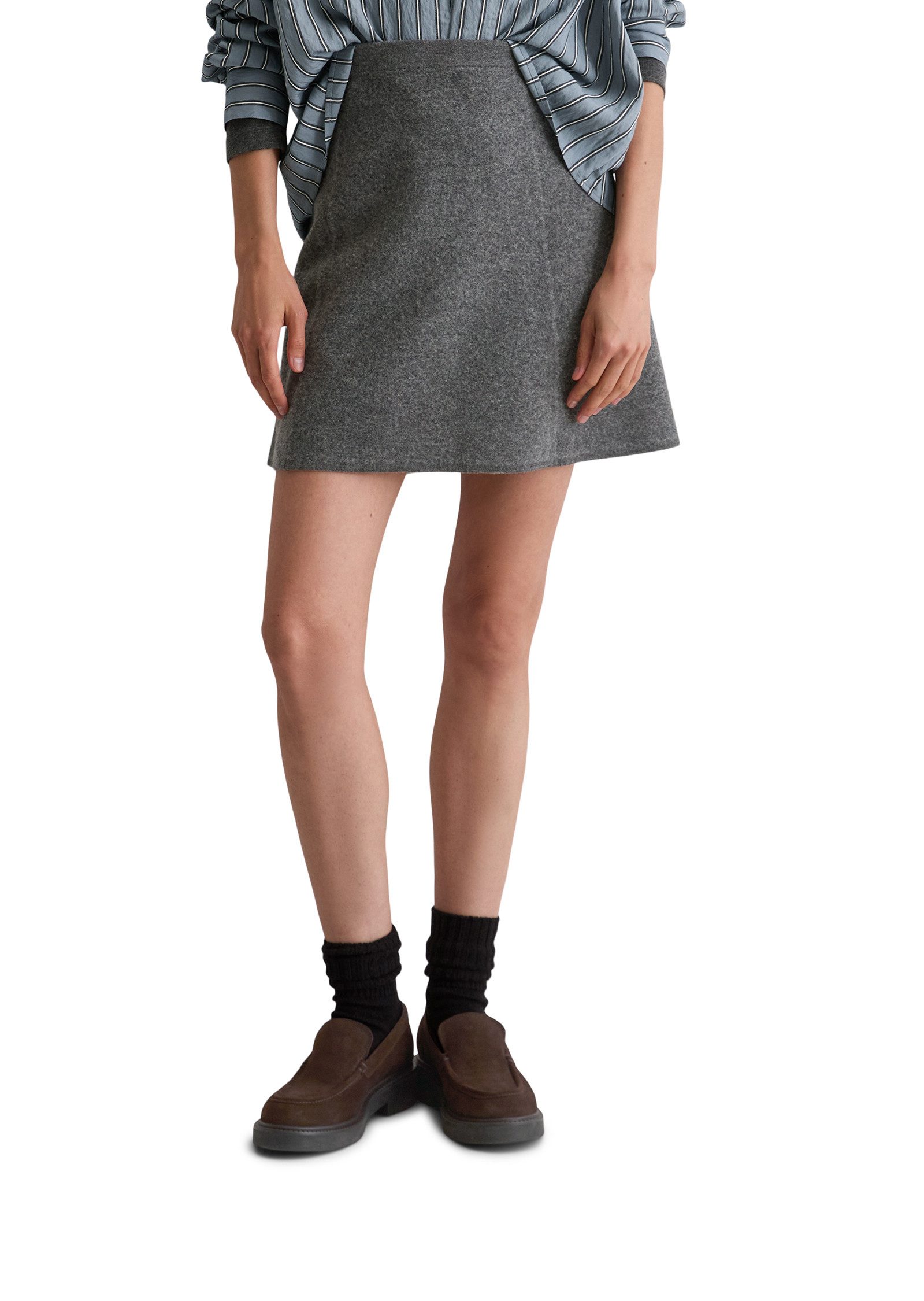 Marc O'Polo Strickrock aus Boiled Wool