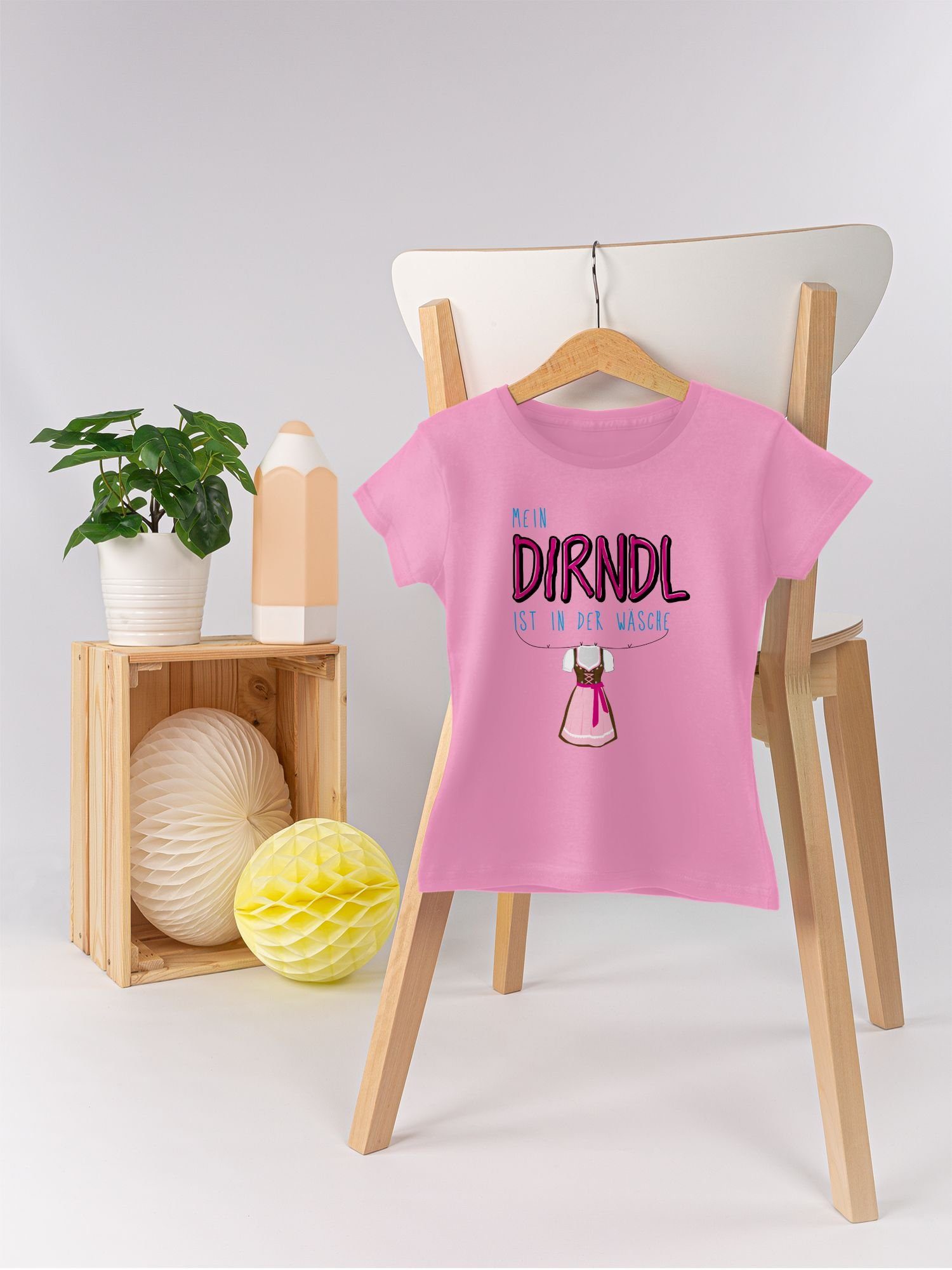 Wäsche Rosa der für ist Mode Mein Kinder Shirtracer Oktoberfest Dirndl in 3 T-Shirt Outfit