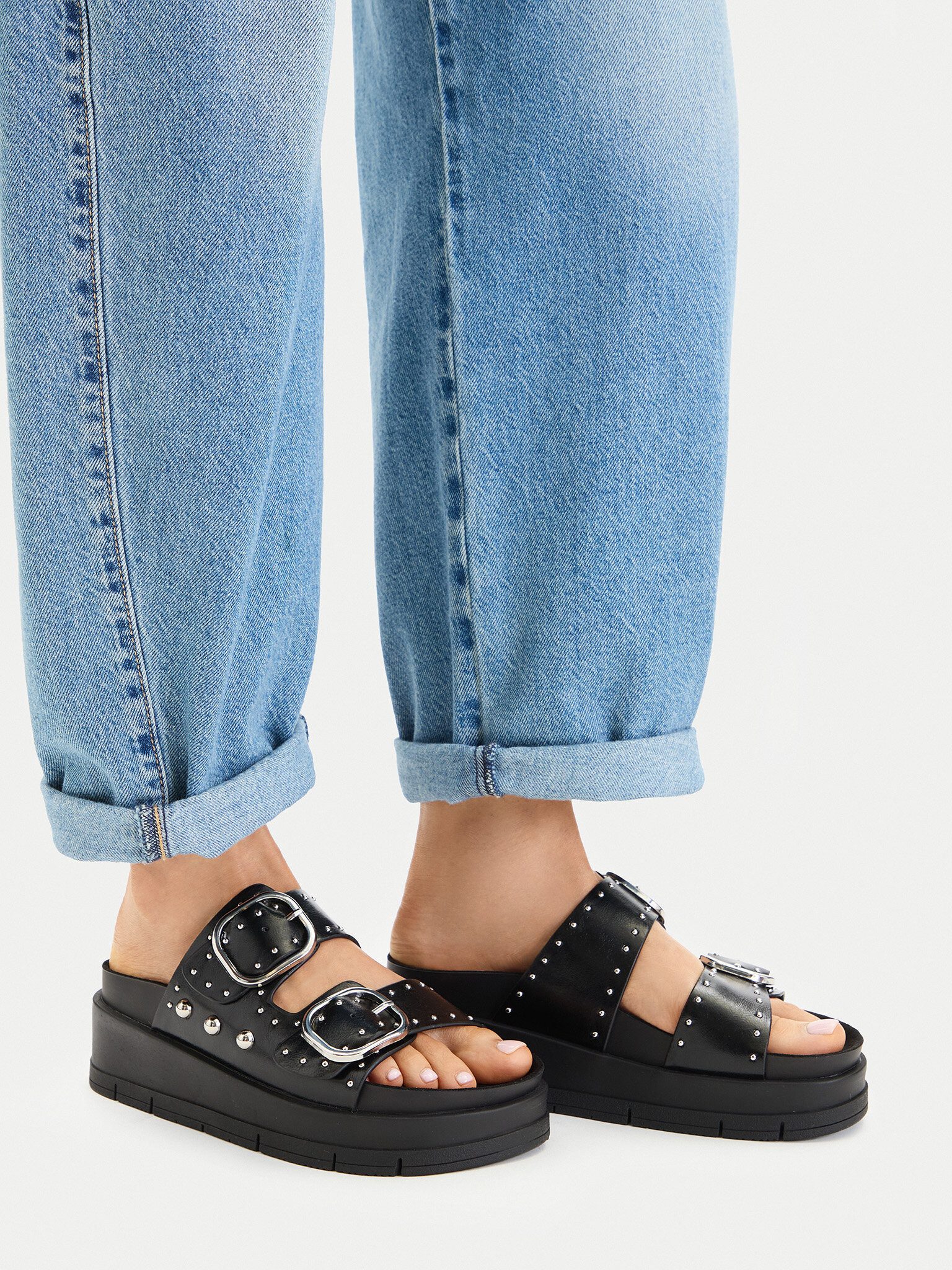 DeeZee Deezee Frauen-Flip-Flops Schwarz DeeZee-CEO-HY62273-6 Schwarz Badepantolette