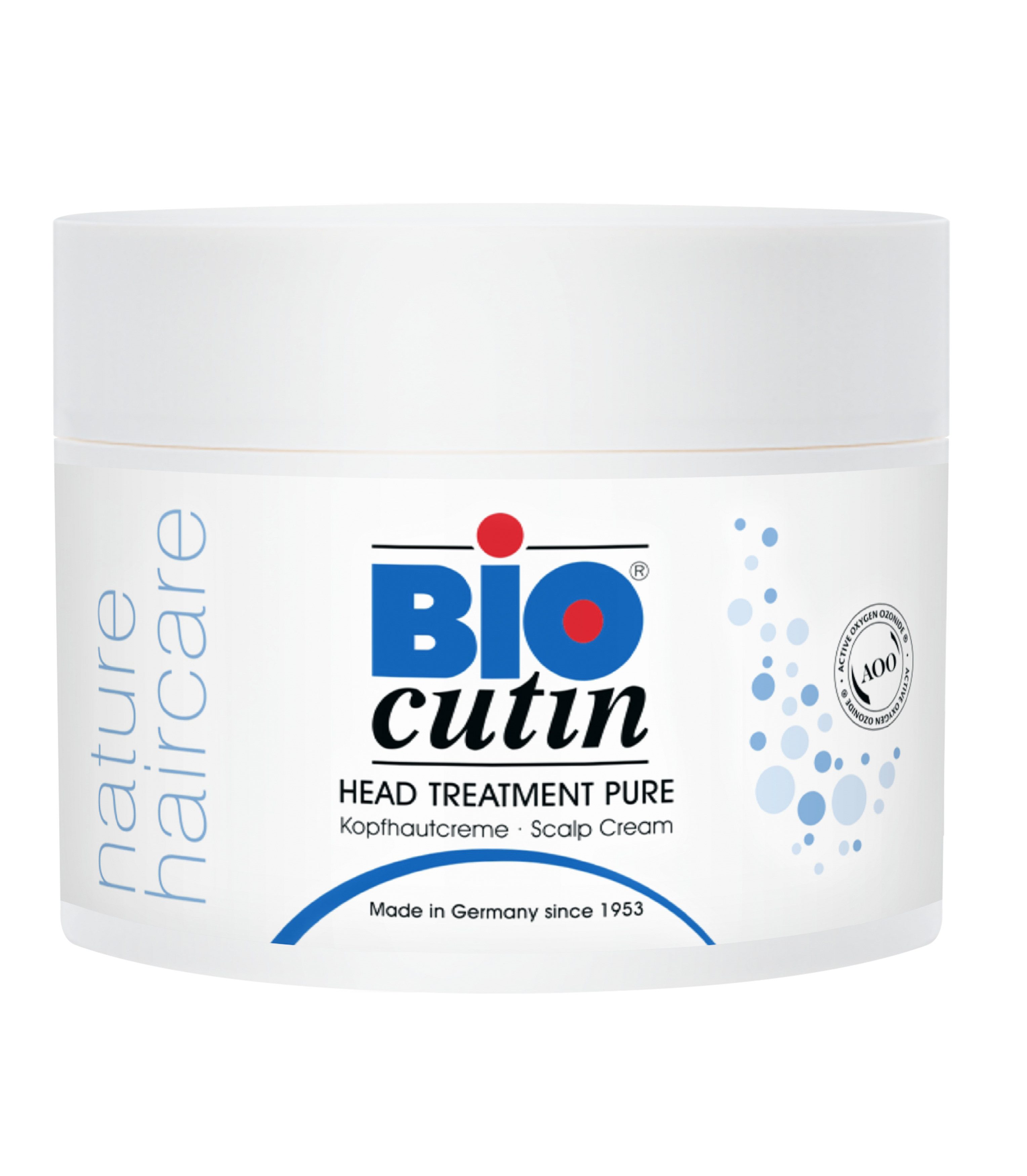 GW Nature Cosmetic Kopfhaut-Pflegelotion Biocutin® Head Treatment pure 240 ml Kopfhautcreme, Mit Teebaumöl und Weißweidenrinden-Extrakt, pharmazeutische A-Qualität