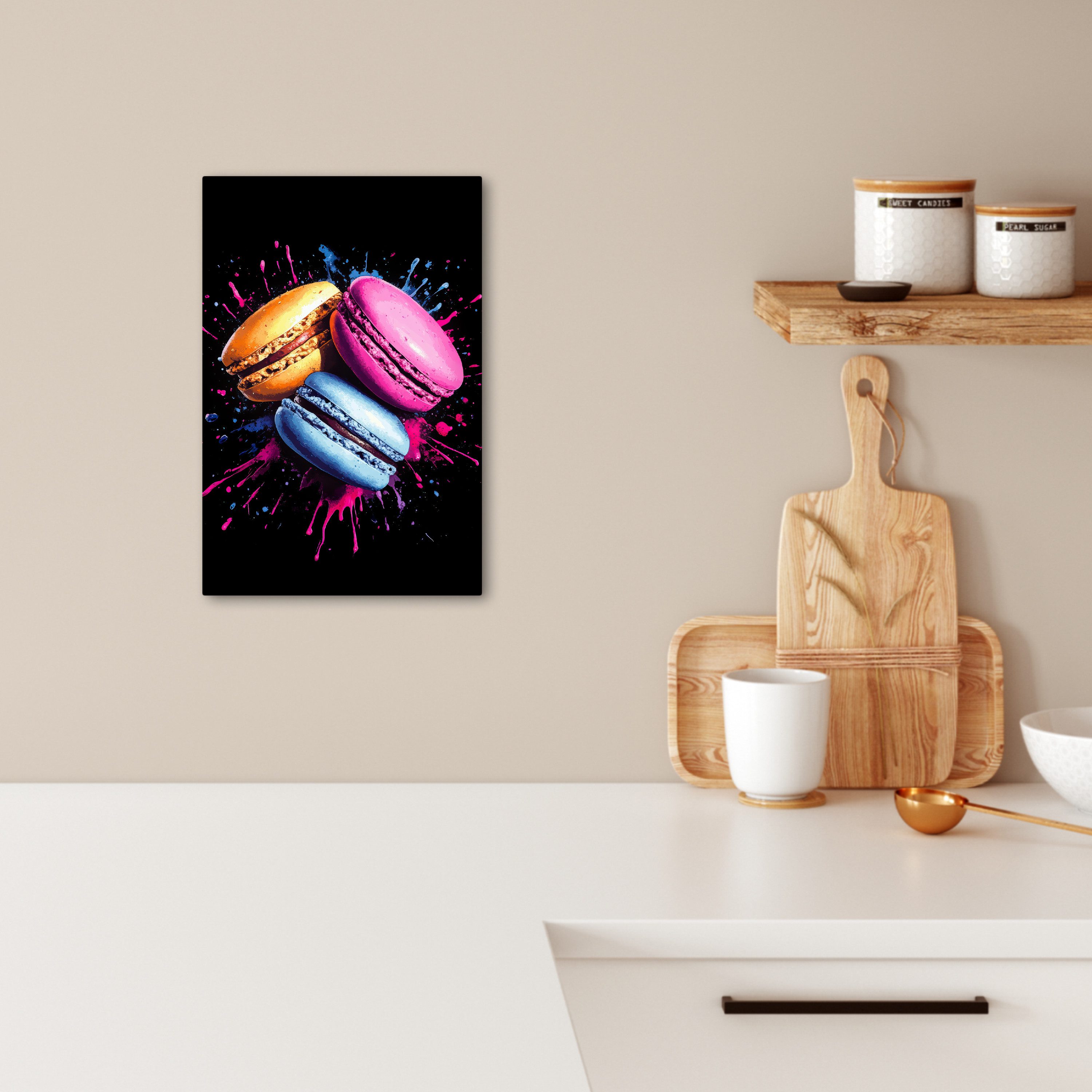 OneMillionCanvasses® Leinwandbild Makronen - Dessert - günstig online kaufen