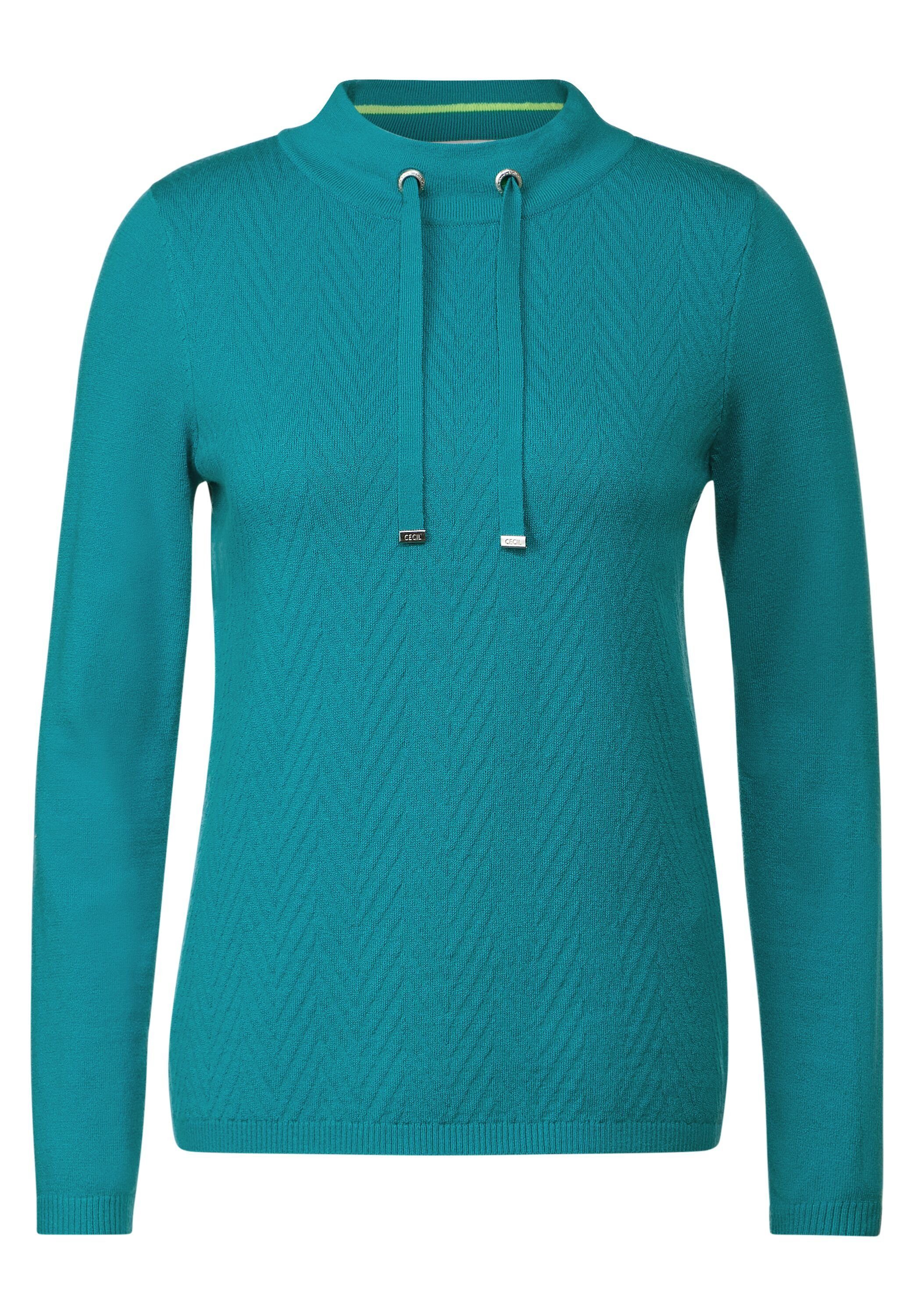 Cecil Strickpullover frosted aqua blue