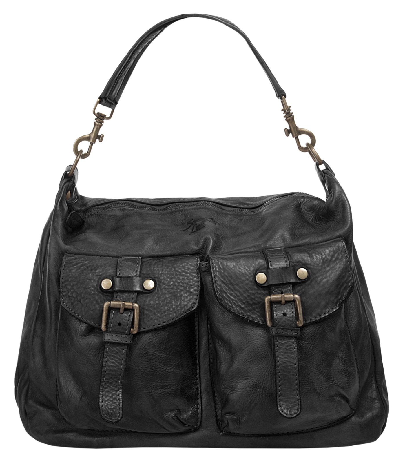 Samantha Look Umhängetasche, echt Leder, Made in Italy günstig online kaufen