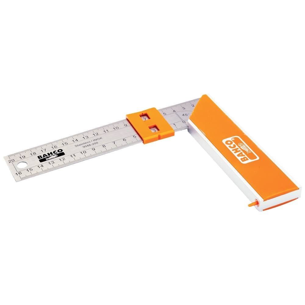 BAHCO Winkelmesser Winkel, 300 mm, zusätzliche Schiebemarkierung | Winkelmesser