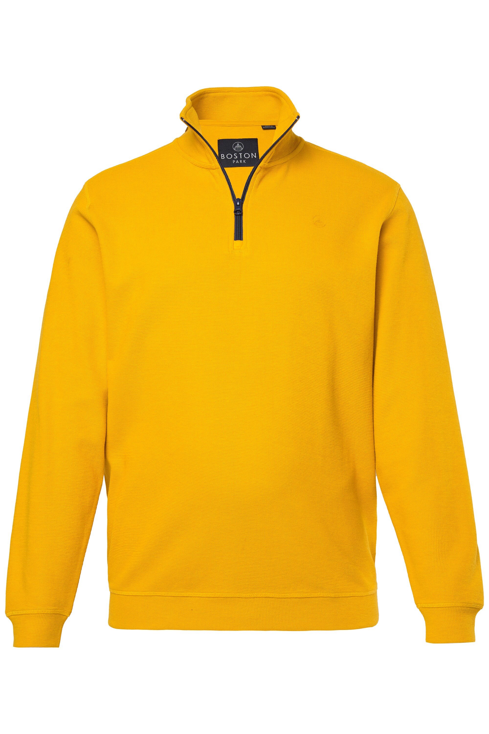 Boston Park Sweatshirt Boston Park Troyer Piqué Zippkragen bis 84/86 günstig online kaufen