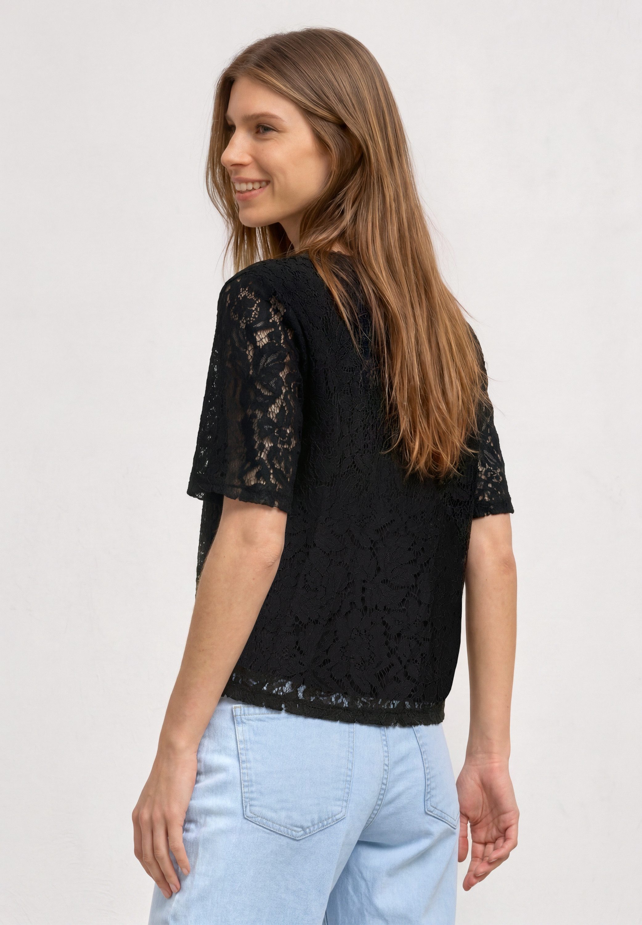 STREET ONE 2-in-1-Shirt mit Spitze