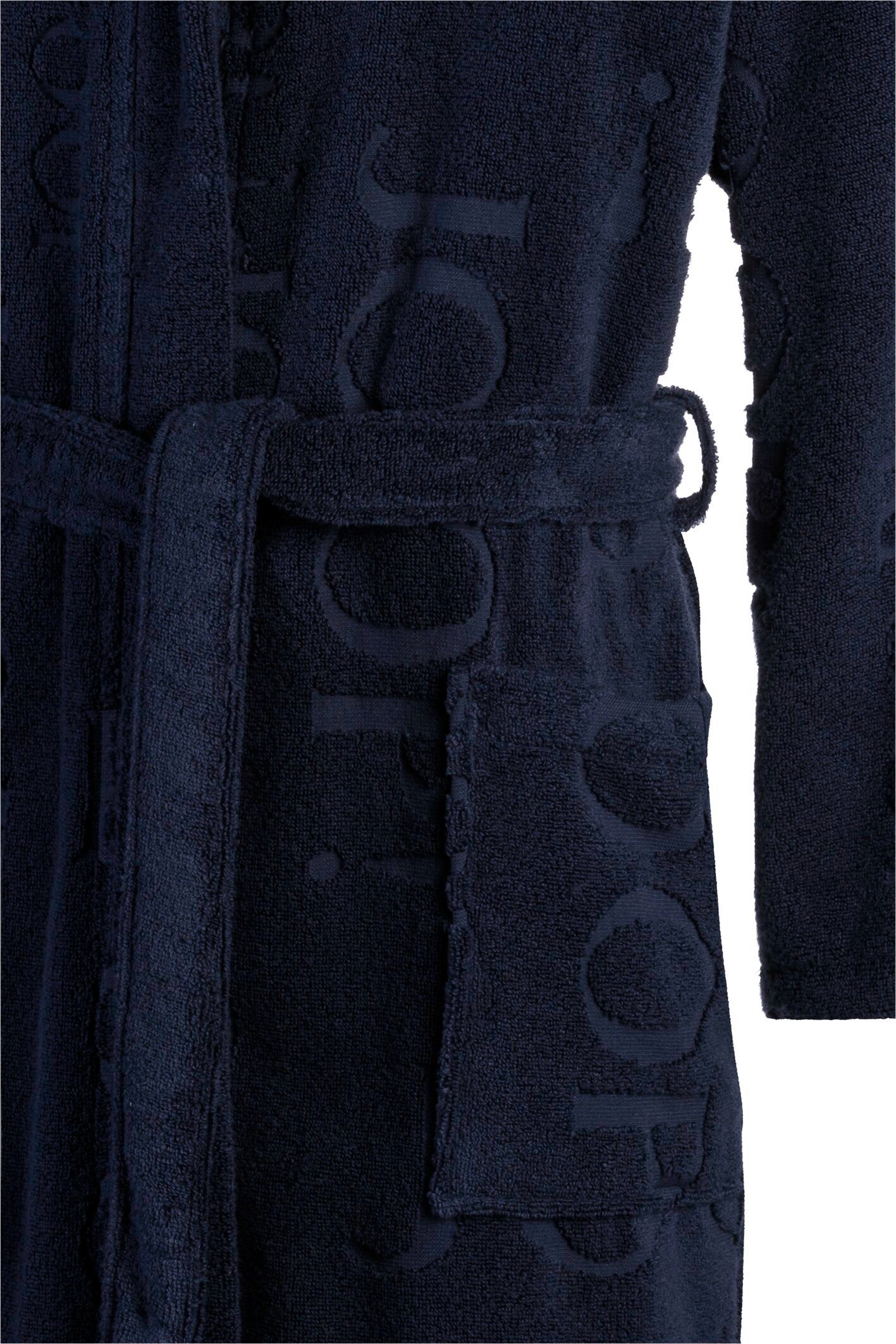 JOOP! Bademantel JOOP! LIVING - REPEAT Bademantel Herren-Kapuze, Textil