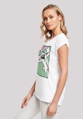 F4NT4STIC T-Shirt Looney Tunes Bugs Bunny Funny Face Print
