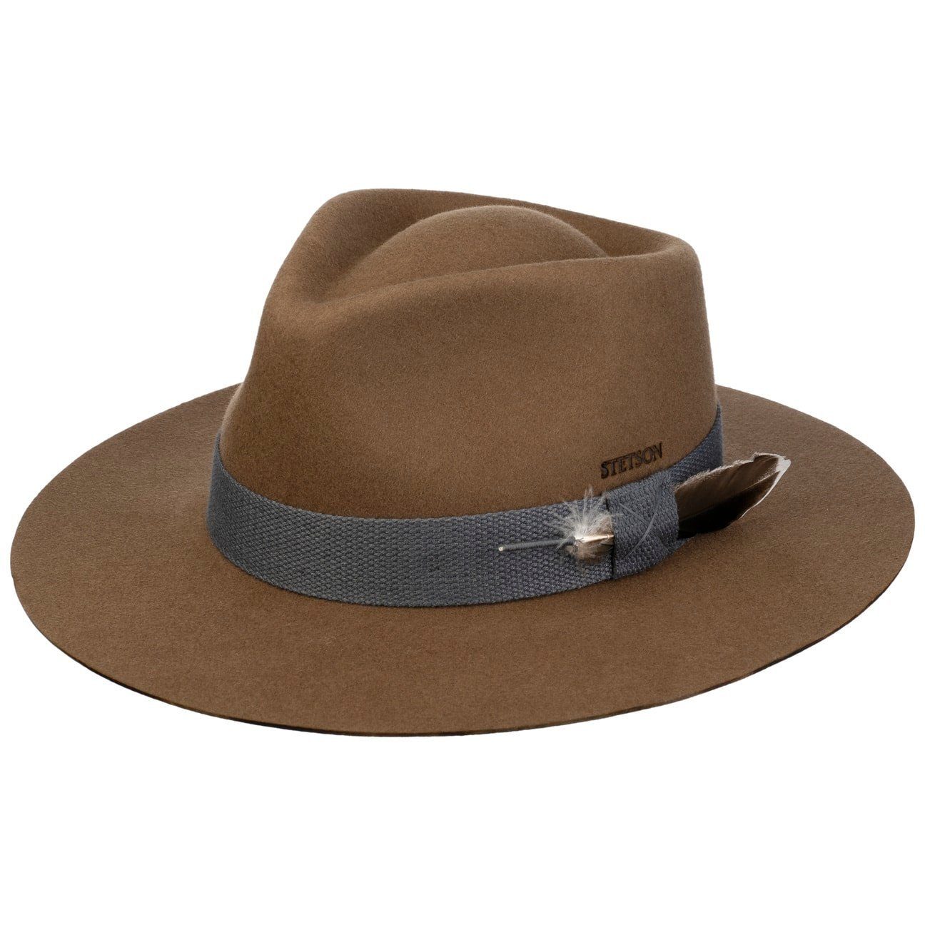 Stetson Filzhut (1-St) Wollfilzhut dunkelbeige