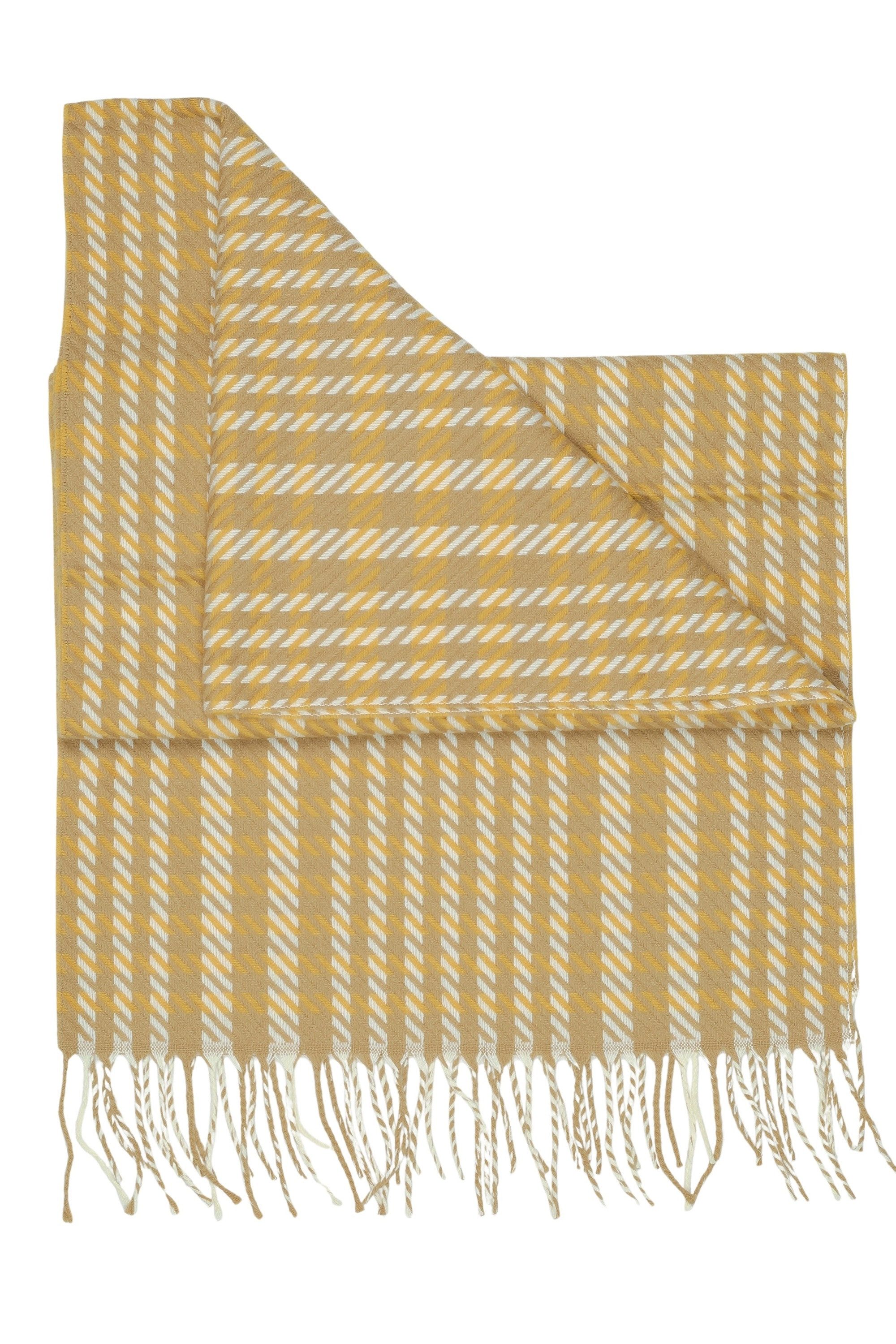 COLLEZIONE ALESSANDRO Wollschal Inverno, (1-St), Made in Italy, mit modernem Karo
