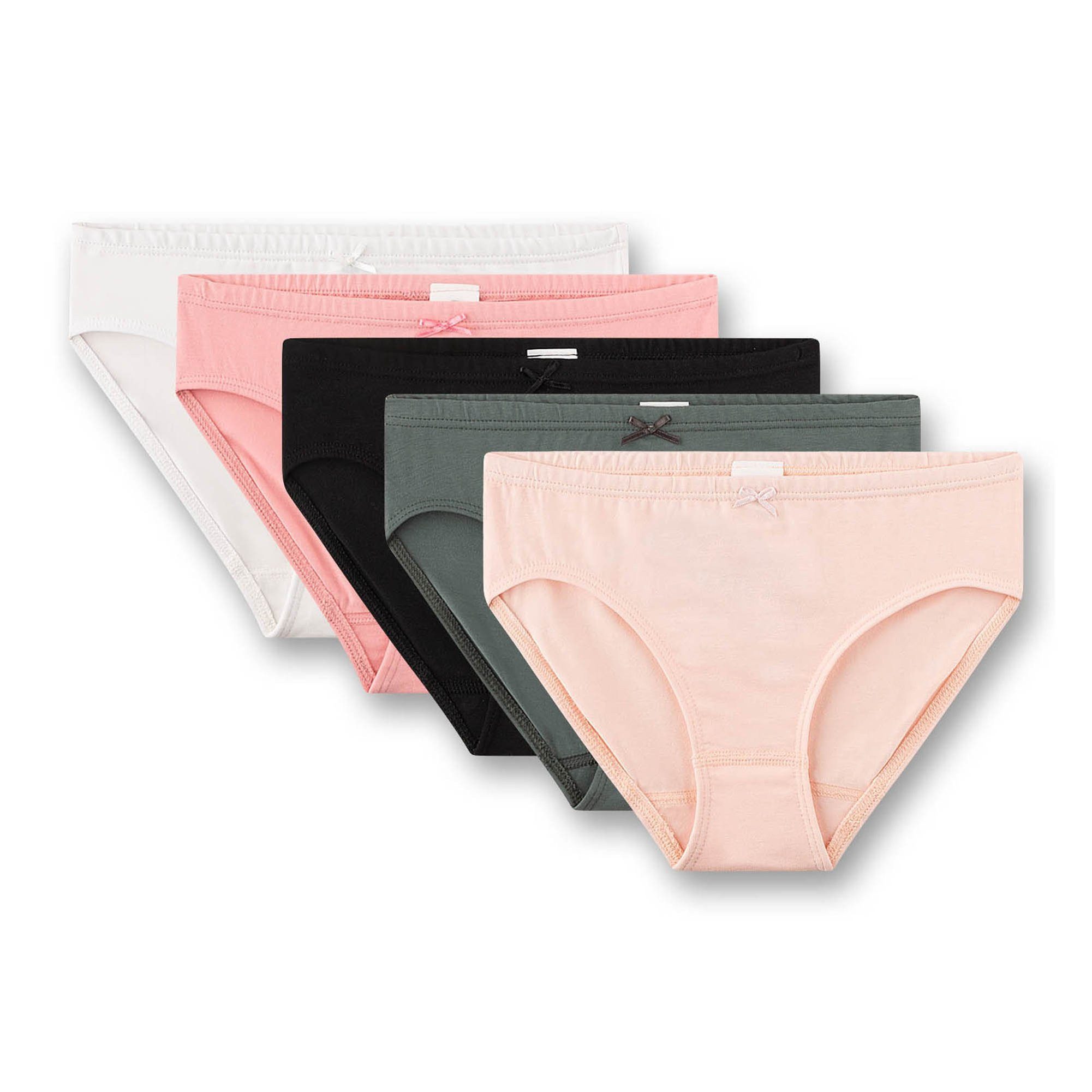 Sanetta Slip Mädchen Slip 5er Pack Baumwollmischung (Packung, 5er Pack)