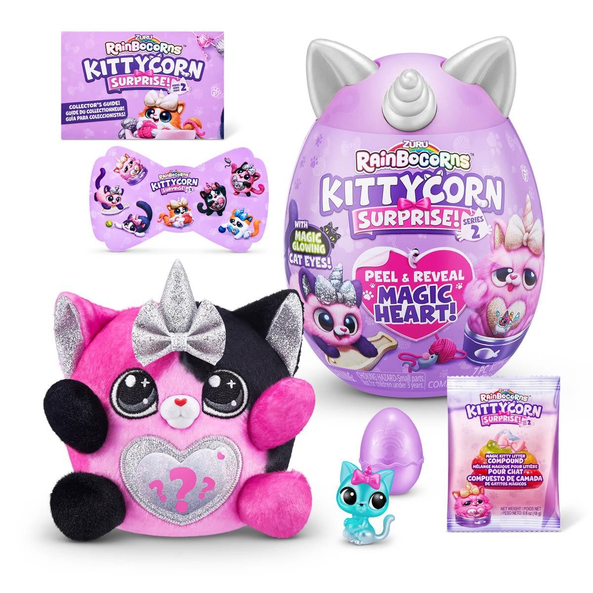 ZURU Plüschfigur Rainbocorns Kittycorn Surprise Serie 7 - Kaliko-Katze Mozi günstig online kaufen
