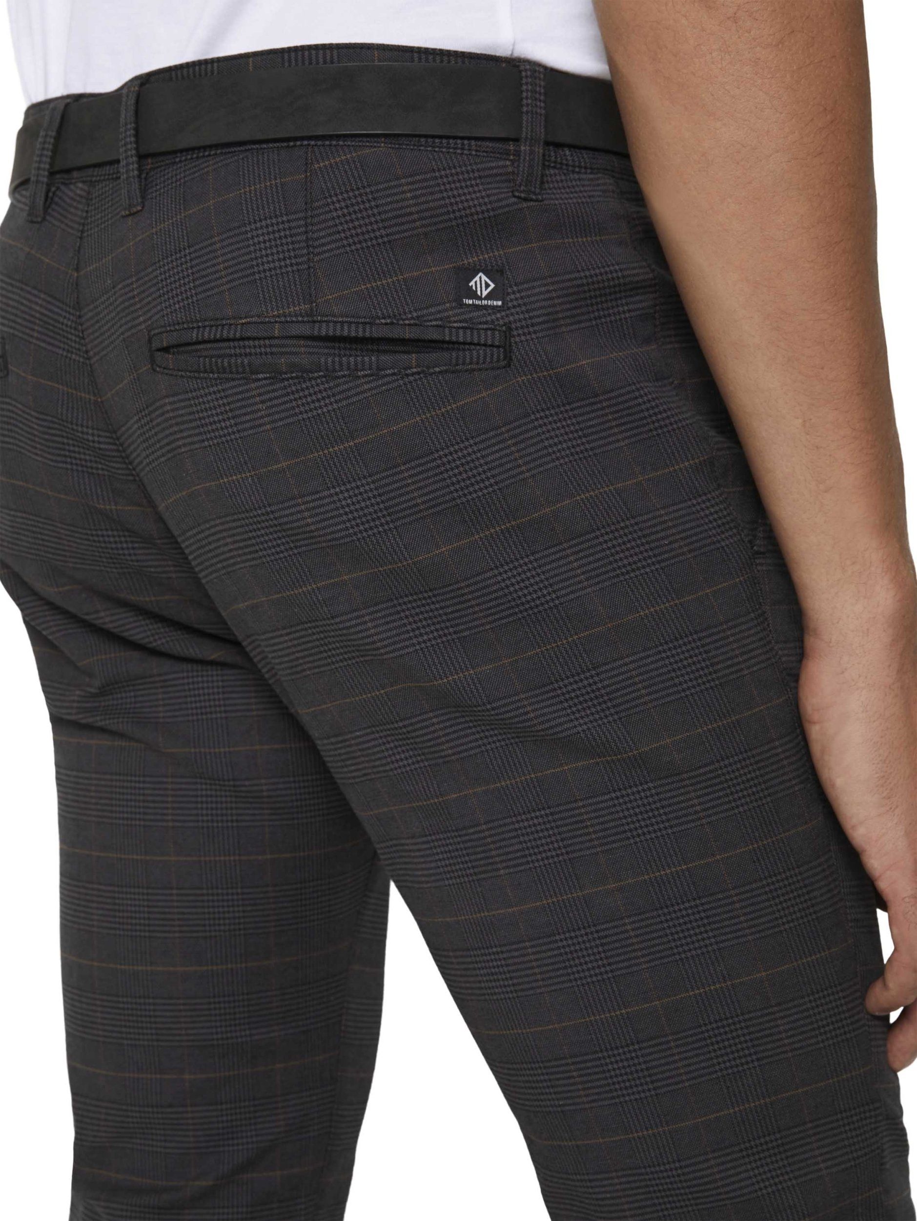 structured TOM Stoffhose 23995 TAILOR straight
