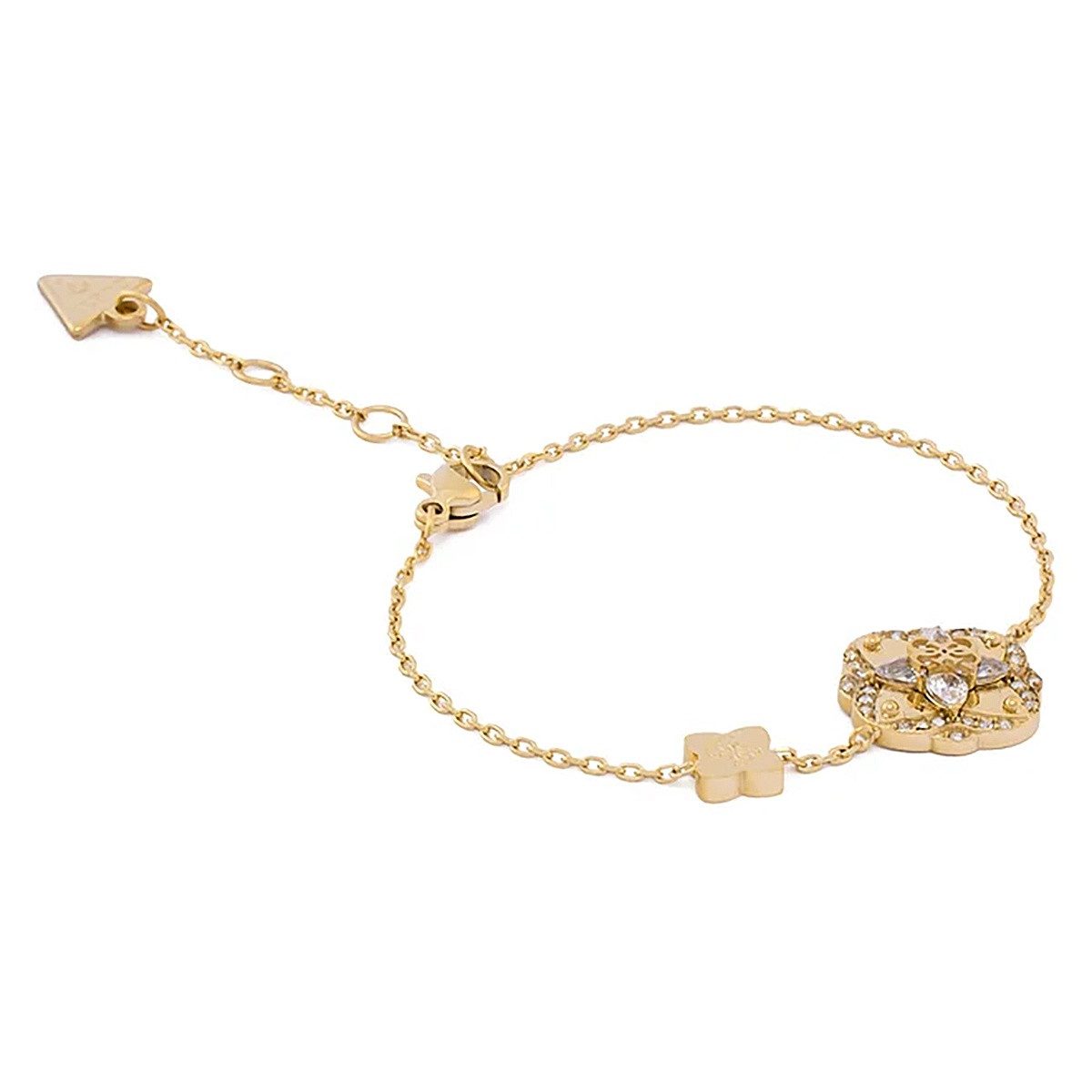 Guess Gliederarmband Damen-Leaf Goldfarben S