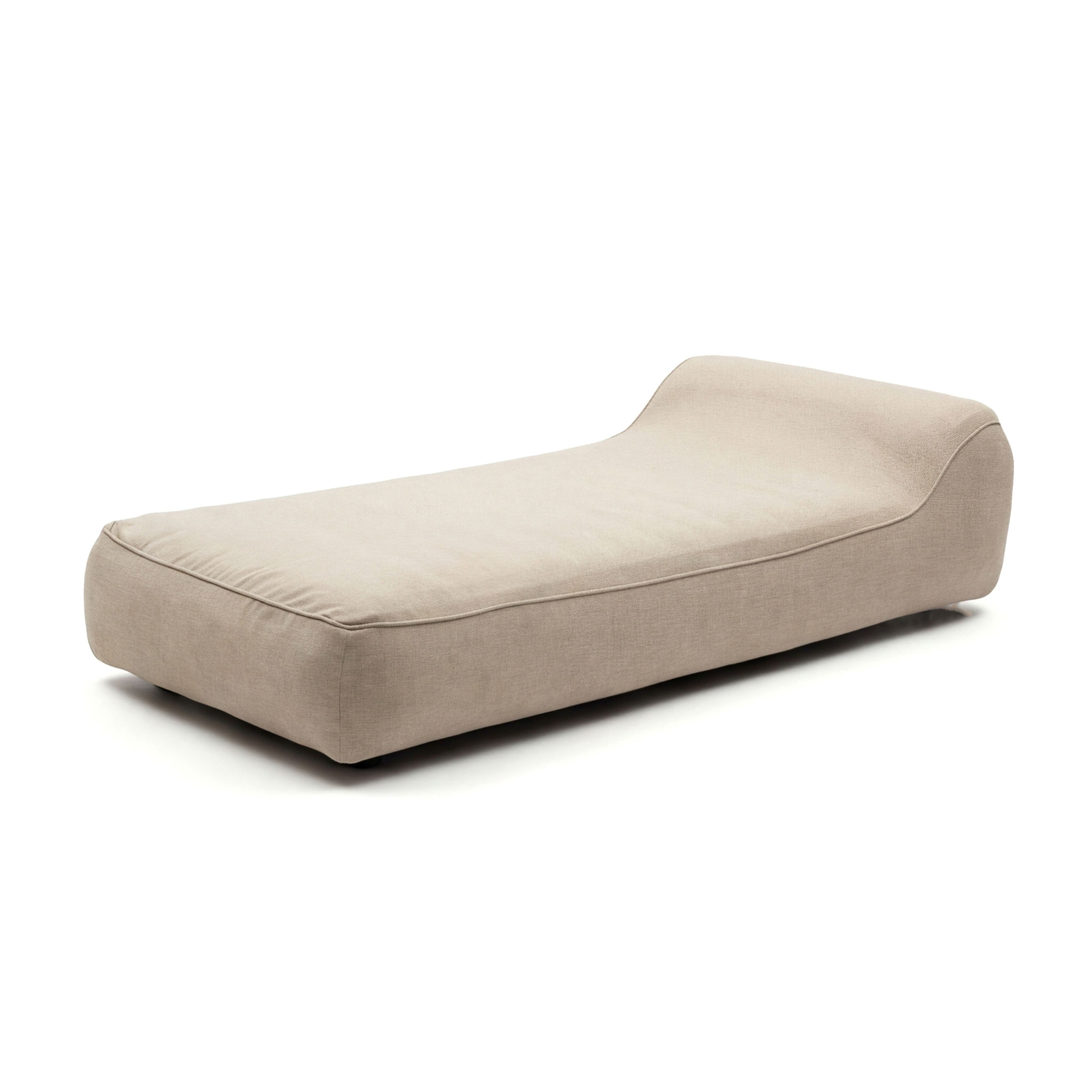 Barths Gartenliege Aufblasbare Gartenliege Daybed Solo – wetterfest & bequem, Sand, Schnell aufblasbar, platzsparend verstaubar, ideal für Garten