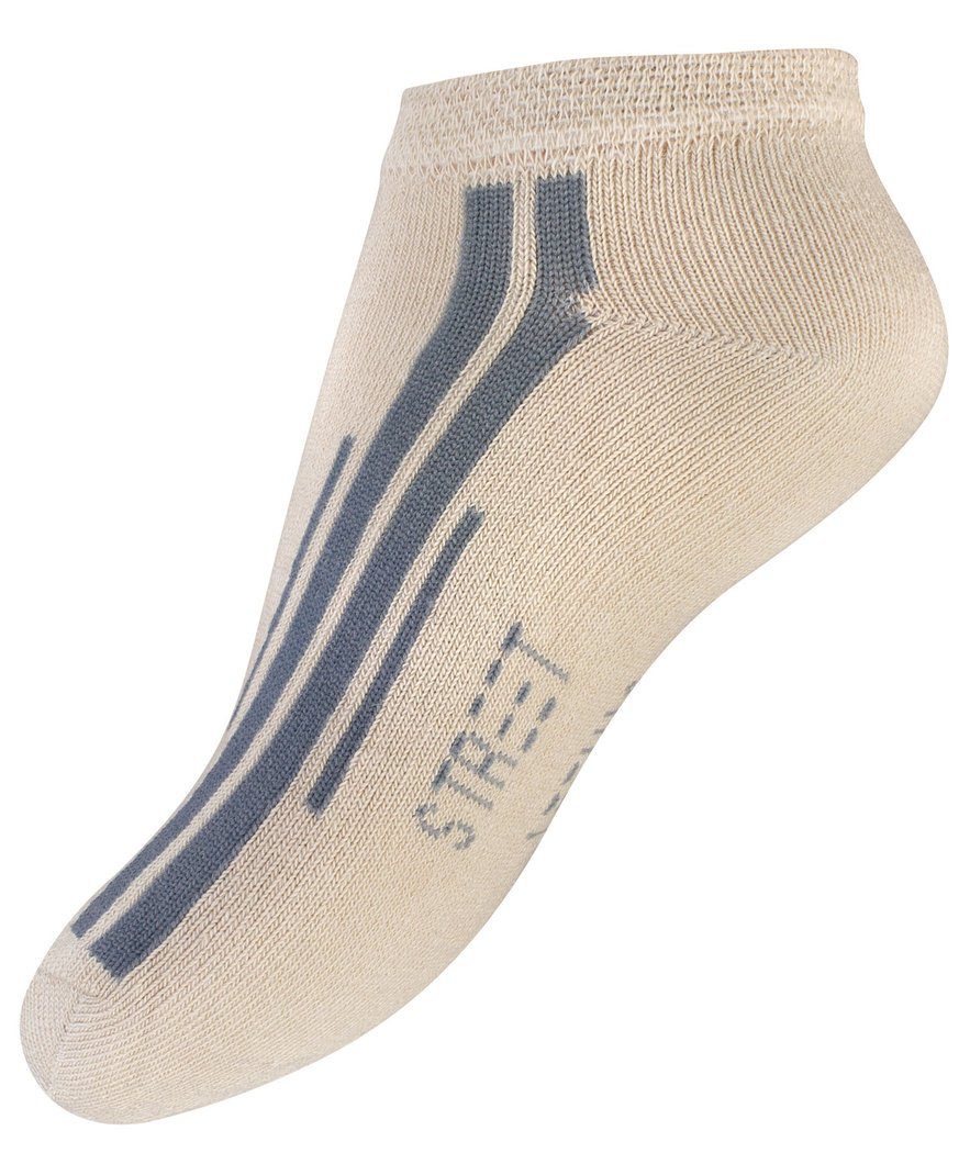 in im Yenita® Baumwollqualität (8-Paar) angenehmer Sneakersocken "Streetdesign"