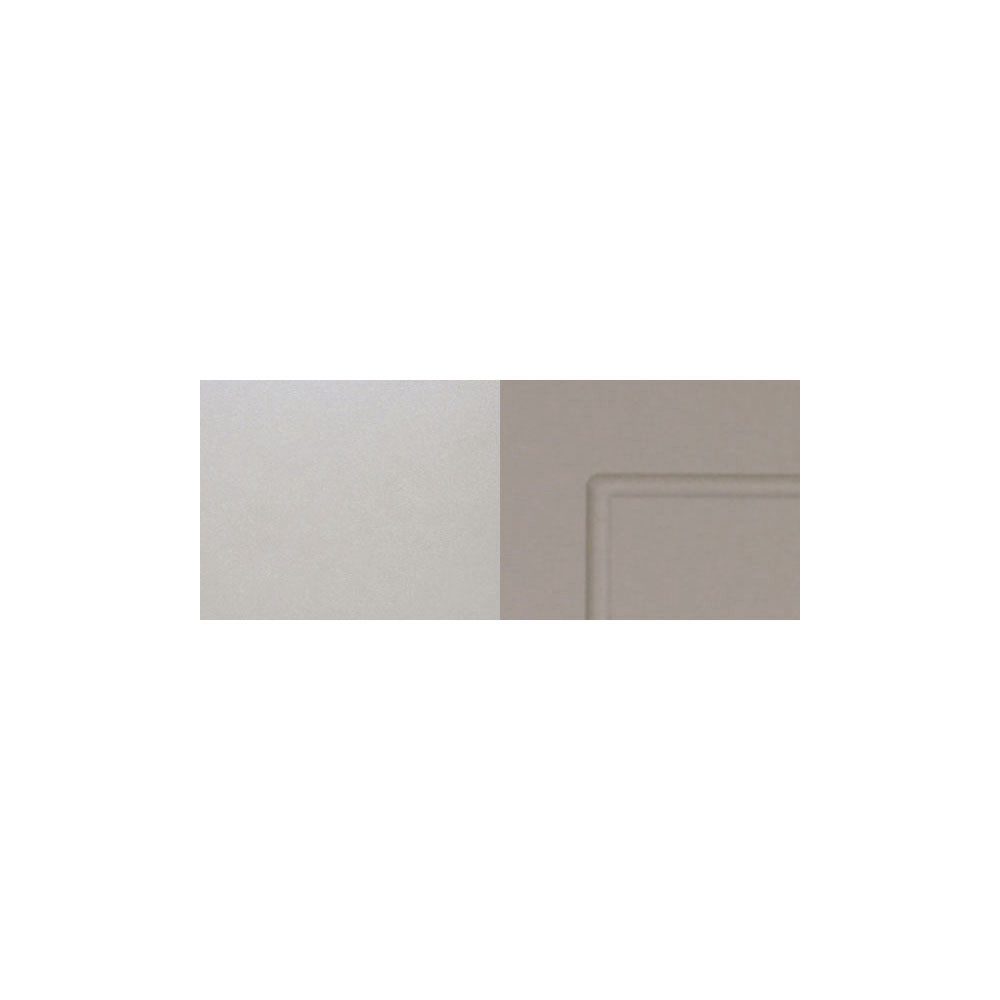 Feldmann-Wohnen Winkelküche Kvantum, (Kvantum), 350x150cm grau / beige matt