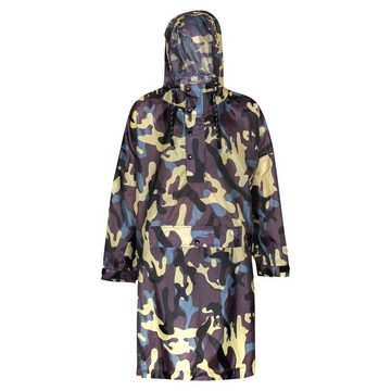 Rainkiss Regenponcho Jungle Camo Regenponcho Poncho Kinder Integrierte Aufbewahrungstasche